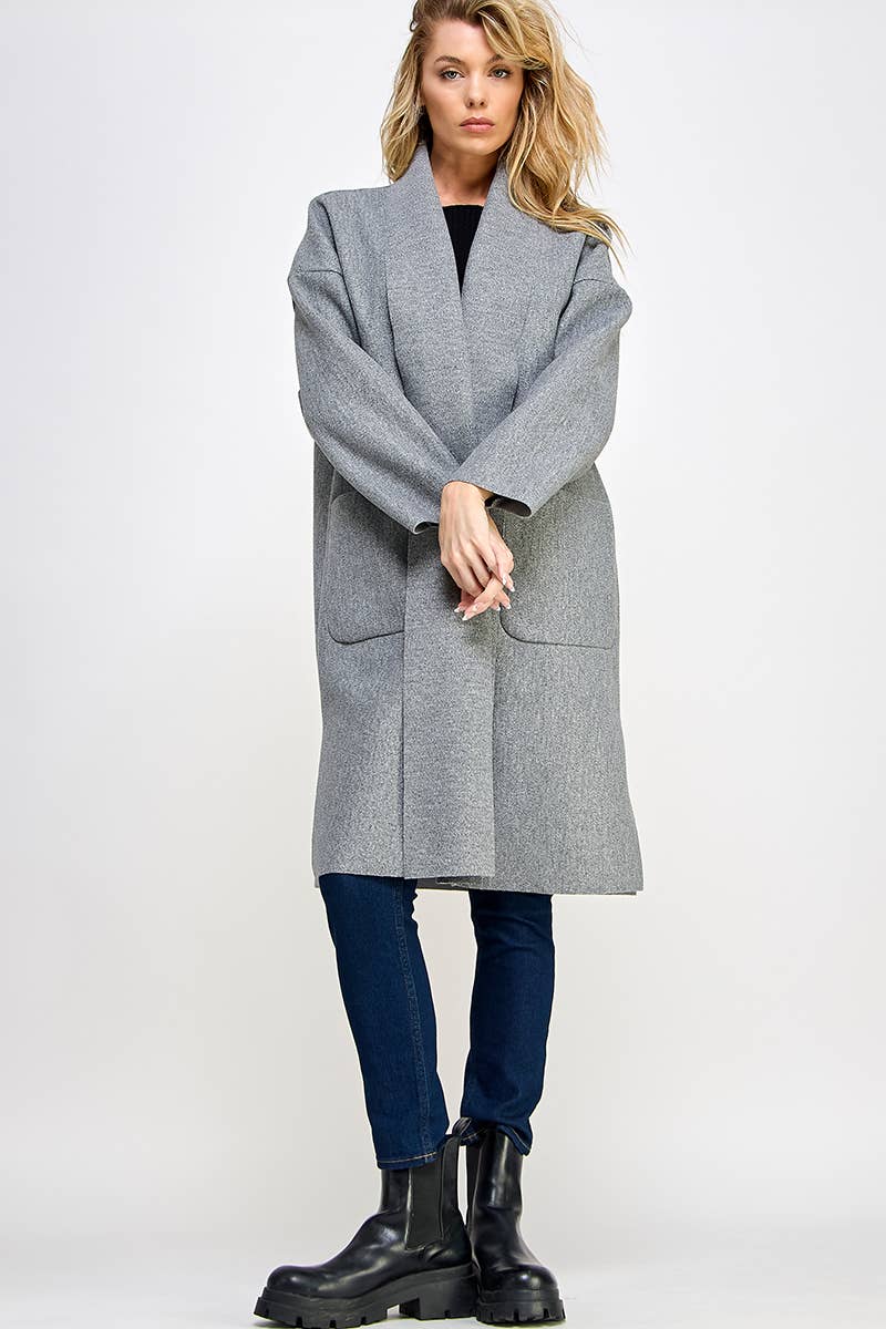 Open Front Coat