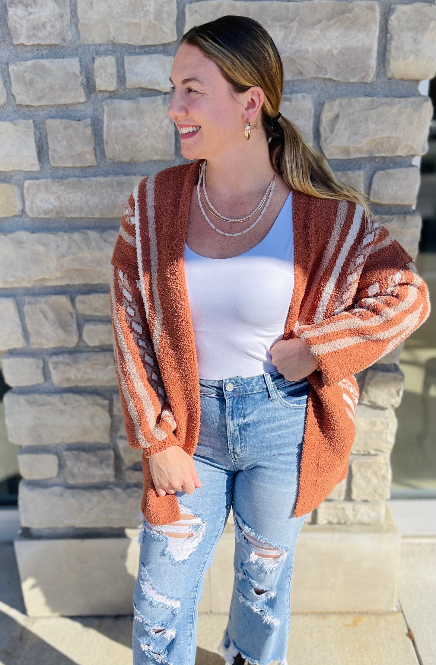 Aztec Teddy Cardigan