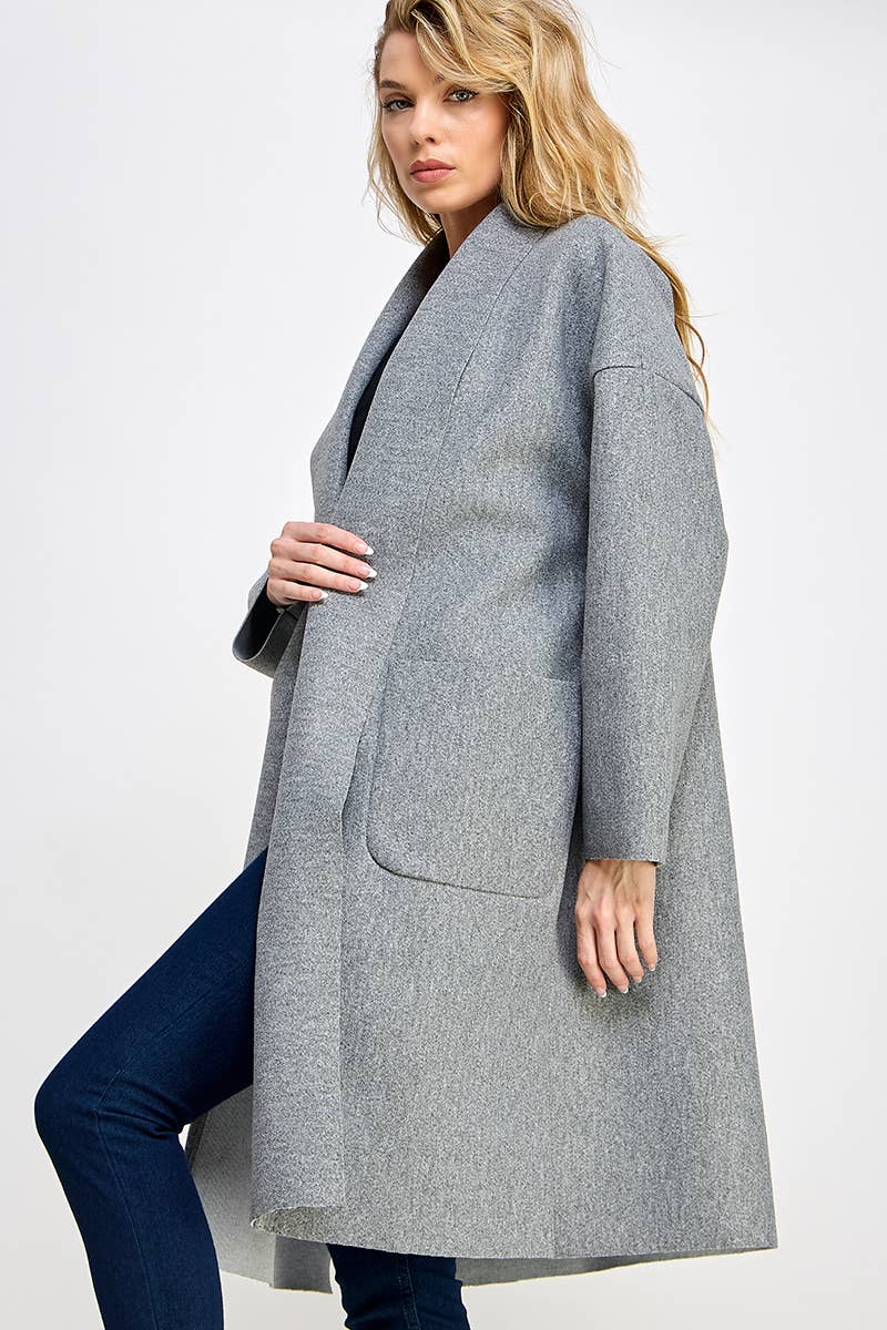 Open Front Coat