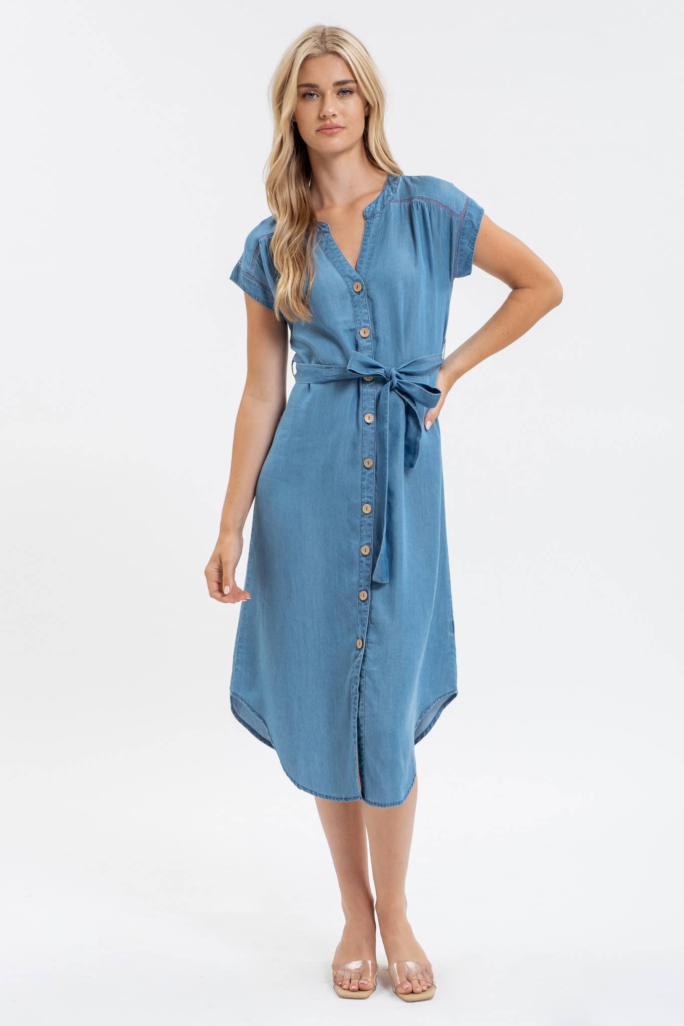 Dani Denim Dress Chic & Honey Boutique Dani Denim Dress Chic & Honey Boutique