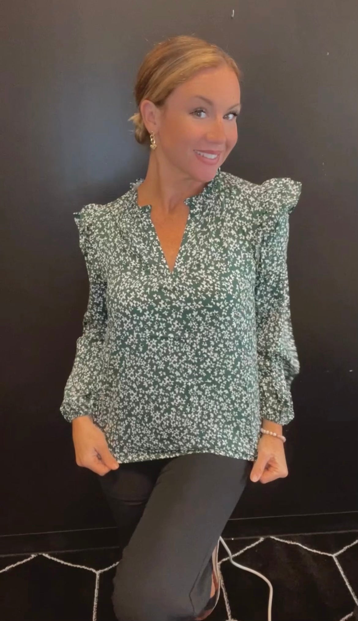 Hunter blouse