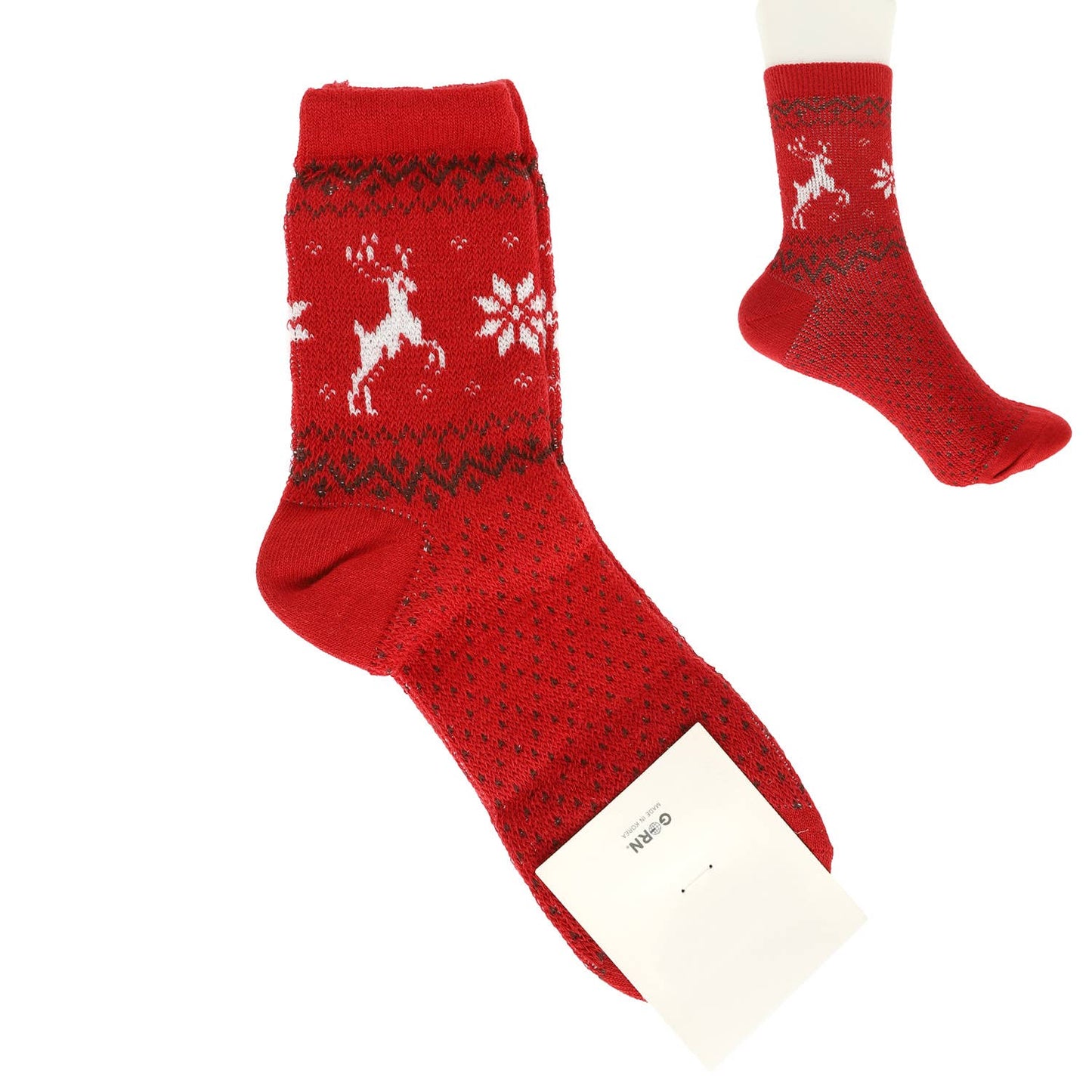 Christmas Theme Comfort Novelty Socks : Black