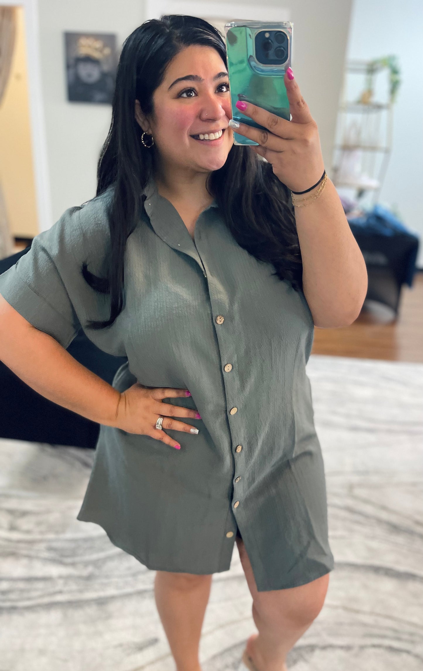Braelyn Button Down Dress