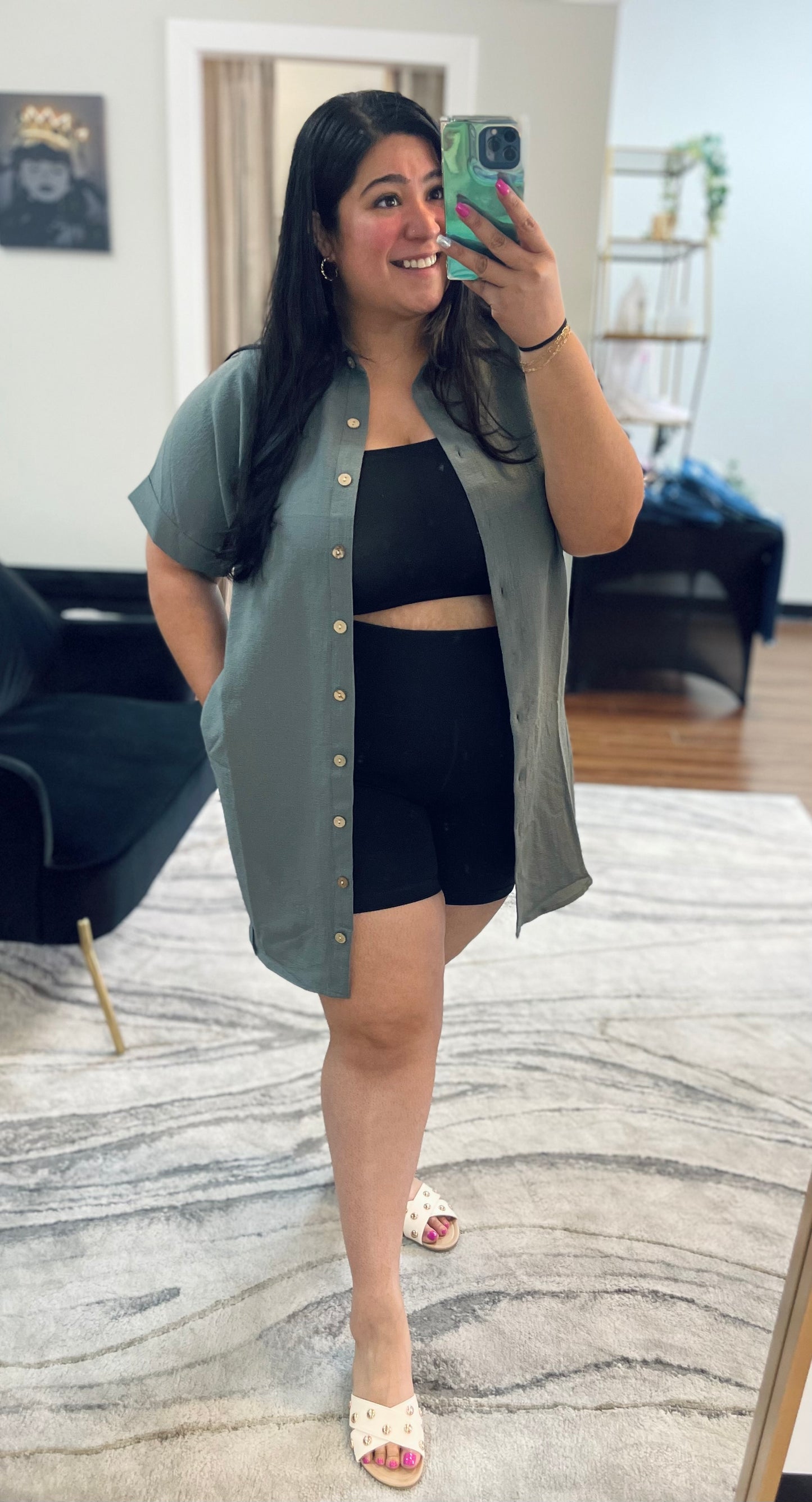 Braelyn Button Down Dress