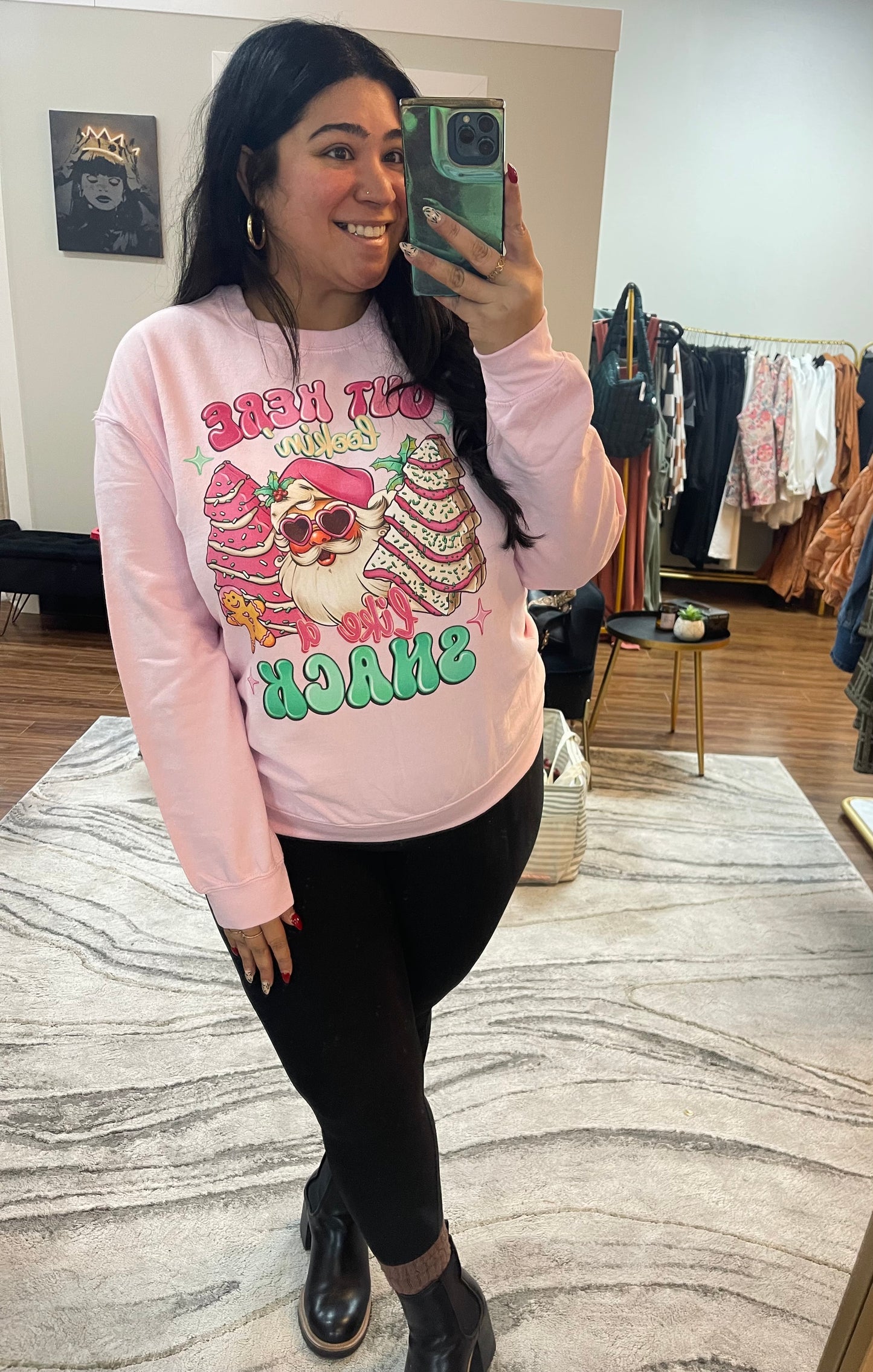 Out here looking like Crewneck