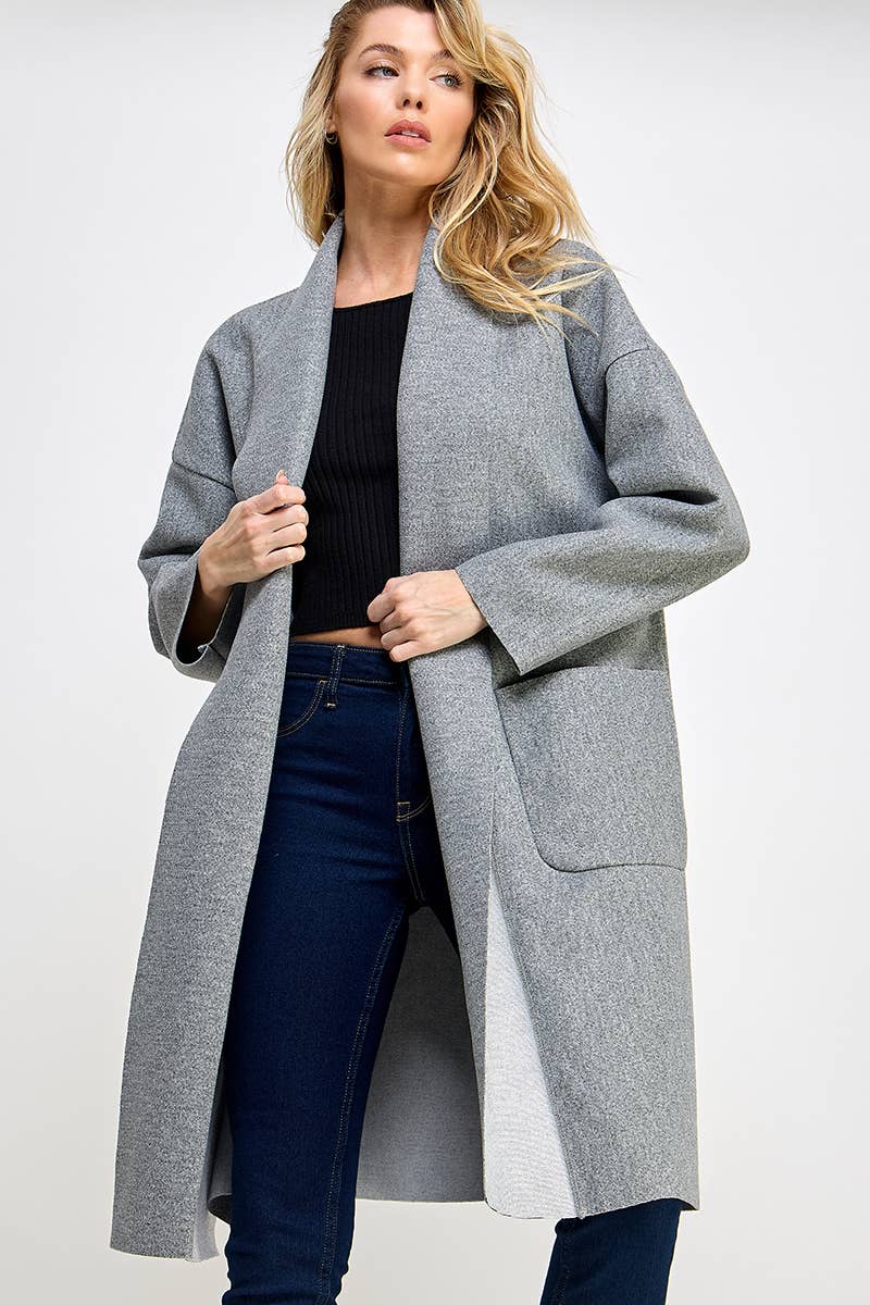 Open Front Coat
