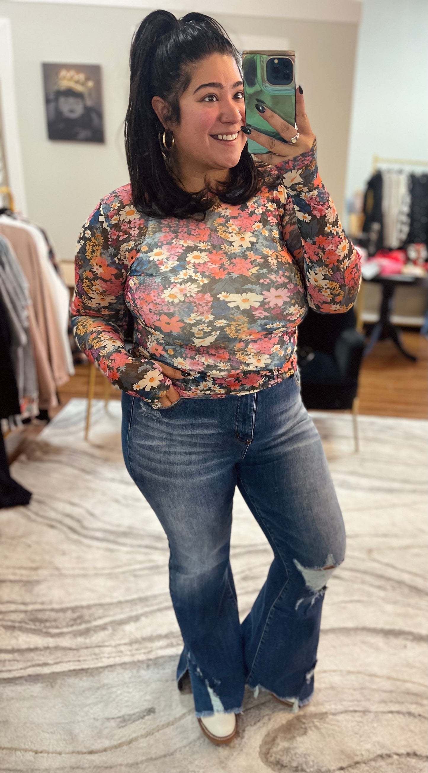 Diesel Split Hem Jeans