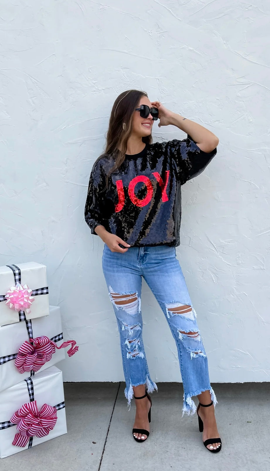 Merry & Joy Sequence Dress/Top