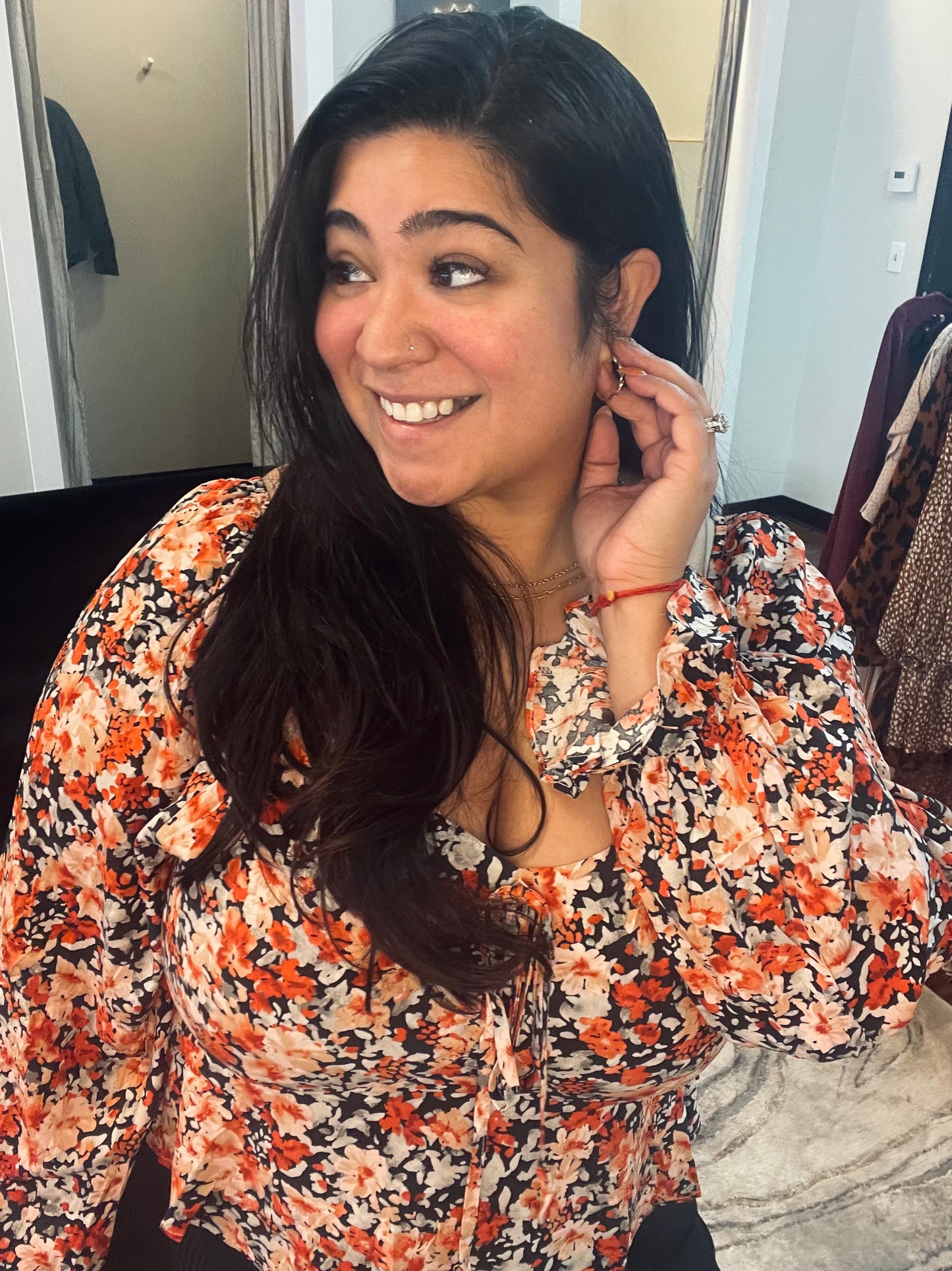 Fall Floral Top