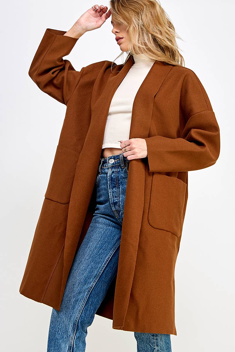 Open Front Coat