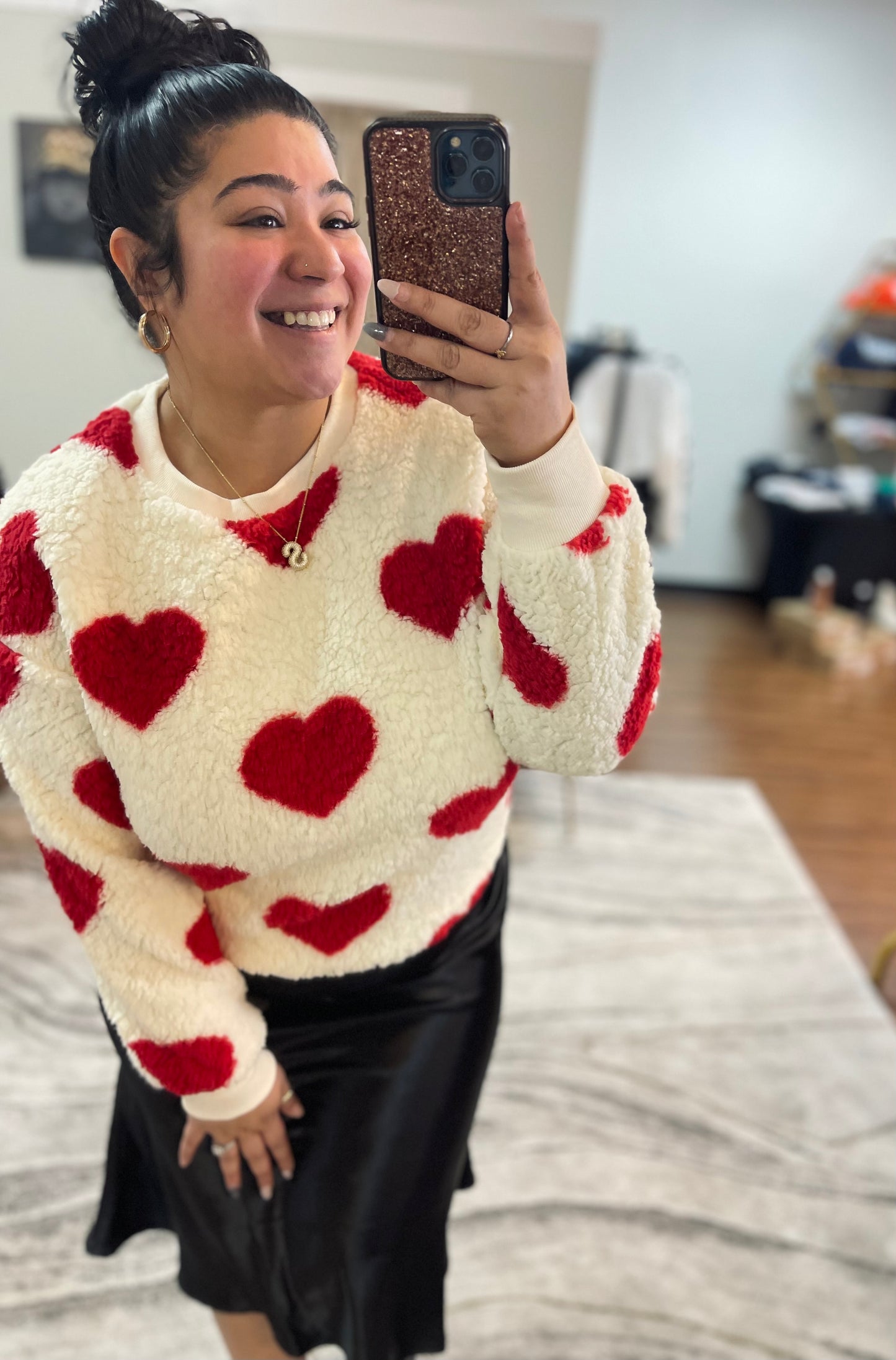 Cozy Heart Sweater