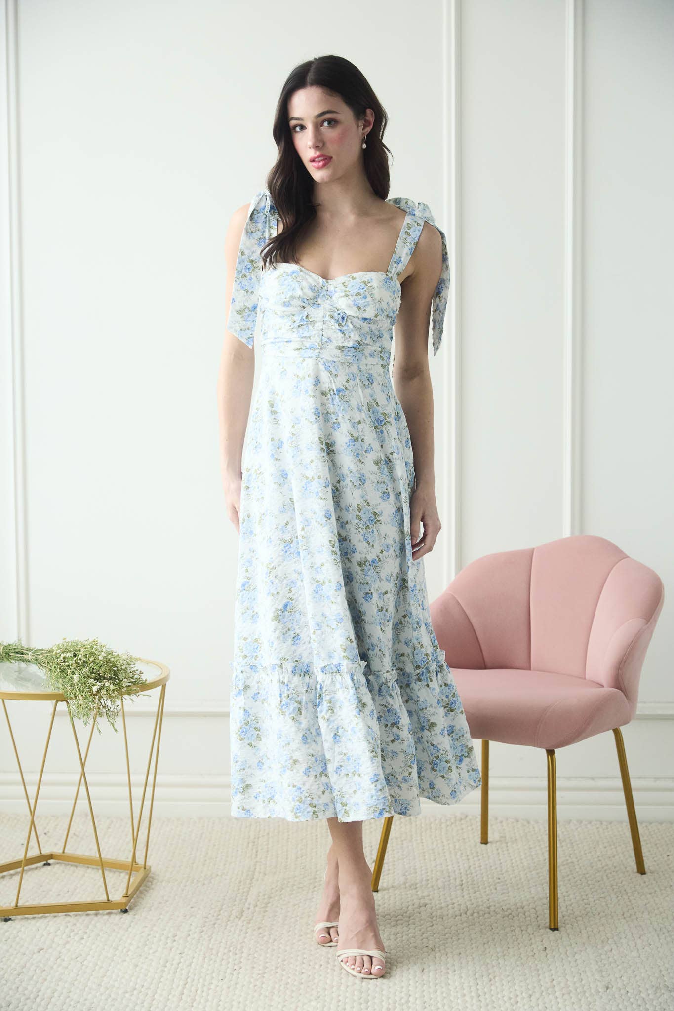New Beginnings Floral Maxi Dress