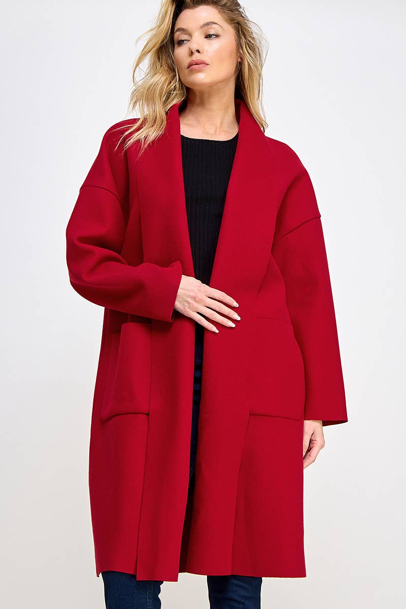 Open Front Coat