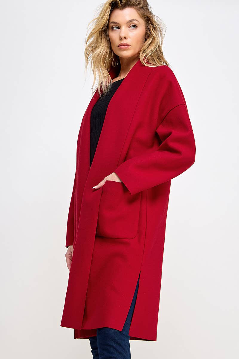 Open Front Coat