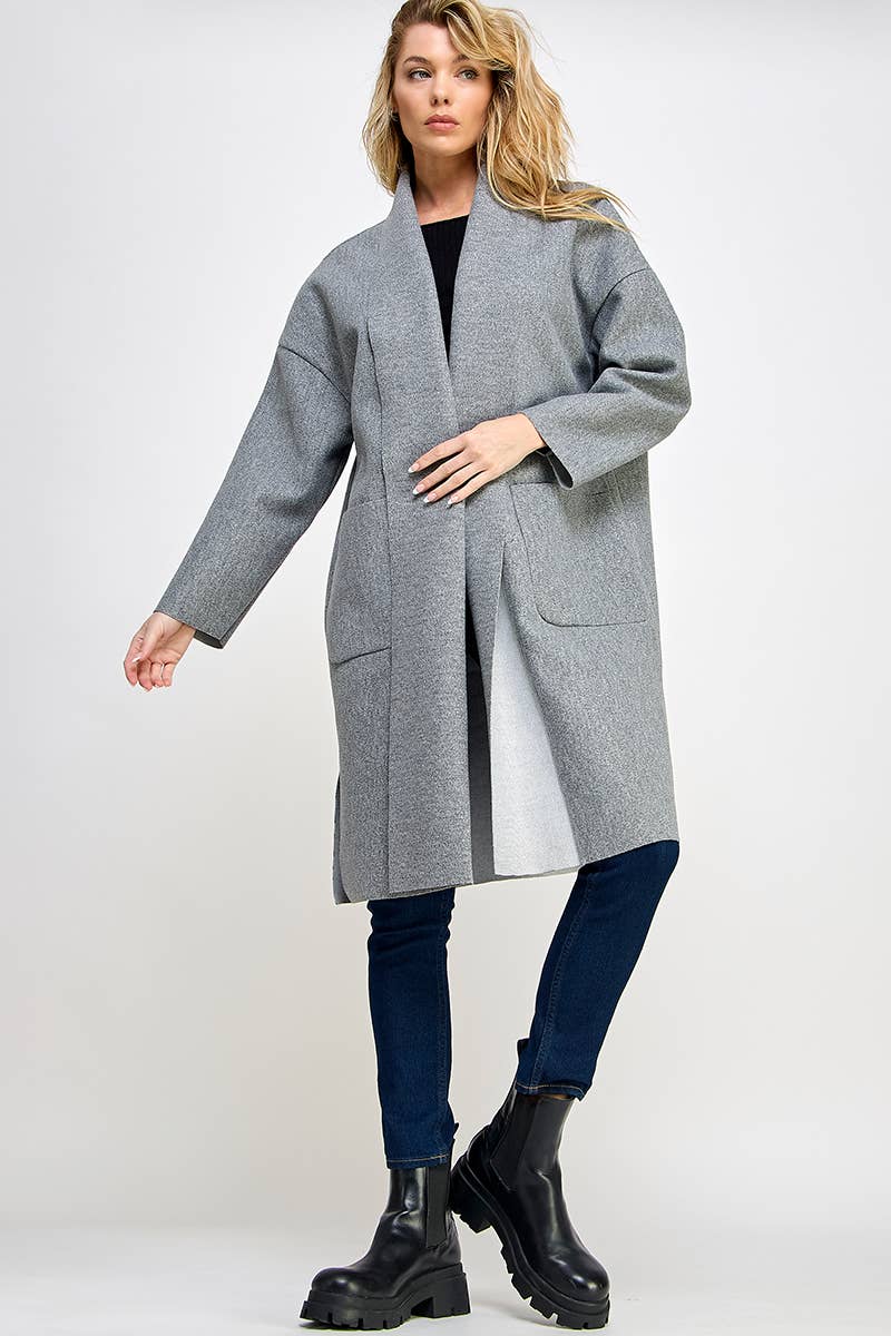 Open Front Coat