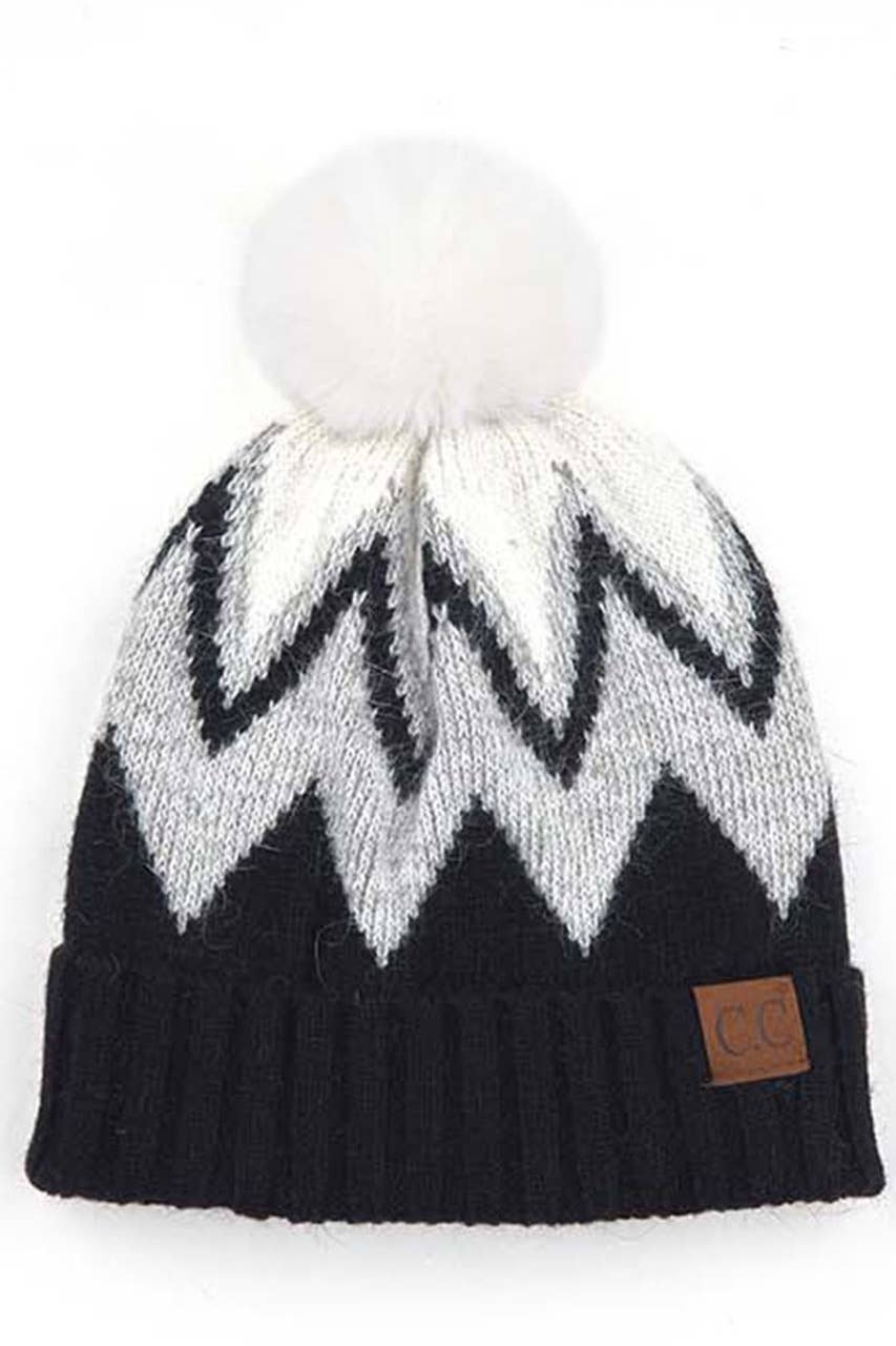 Aztec Print Beanie