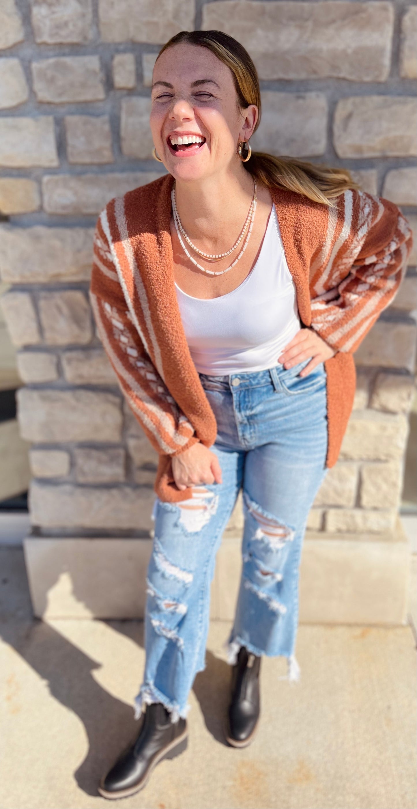 Aztec Teddy Cardigan