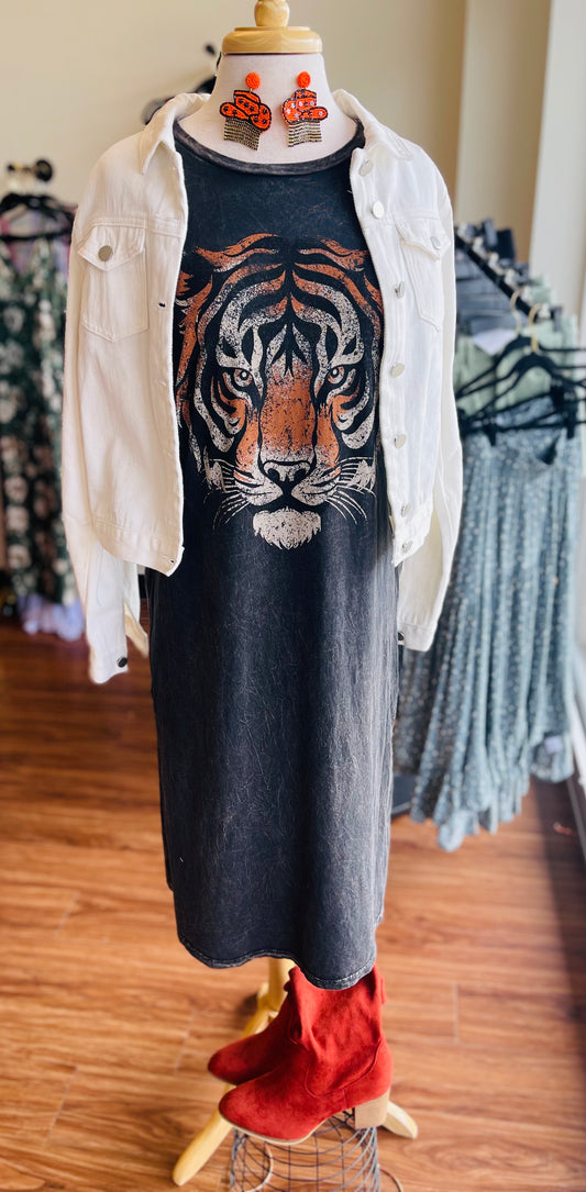 Wildly Chic Tiger Dress