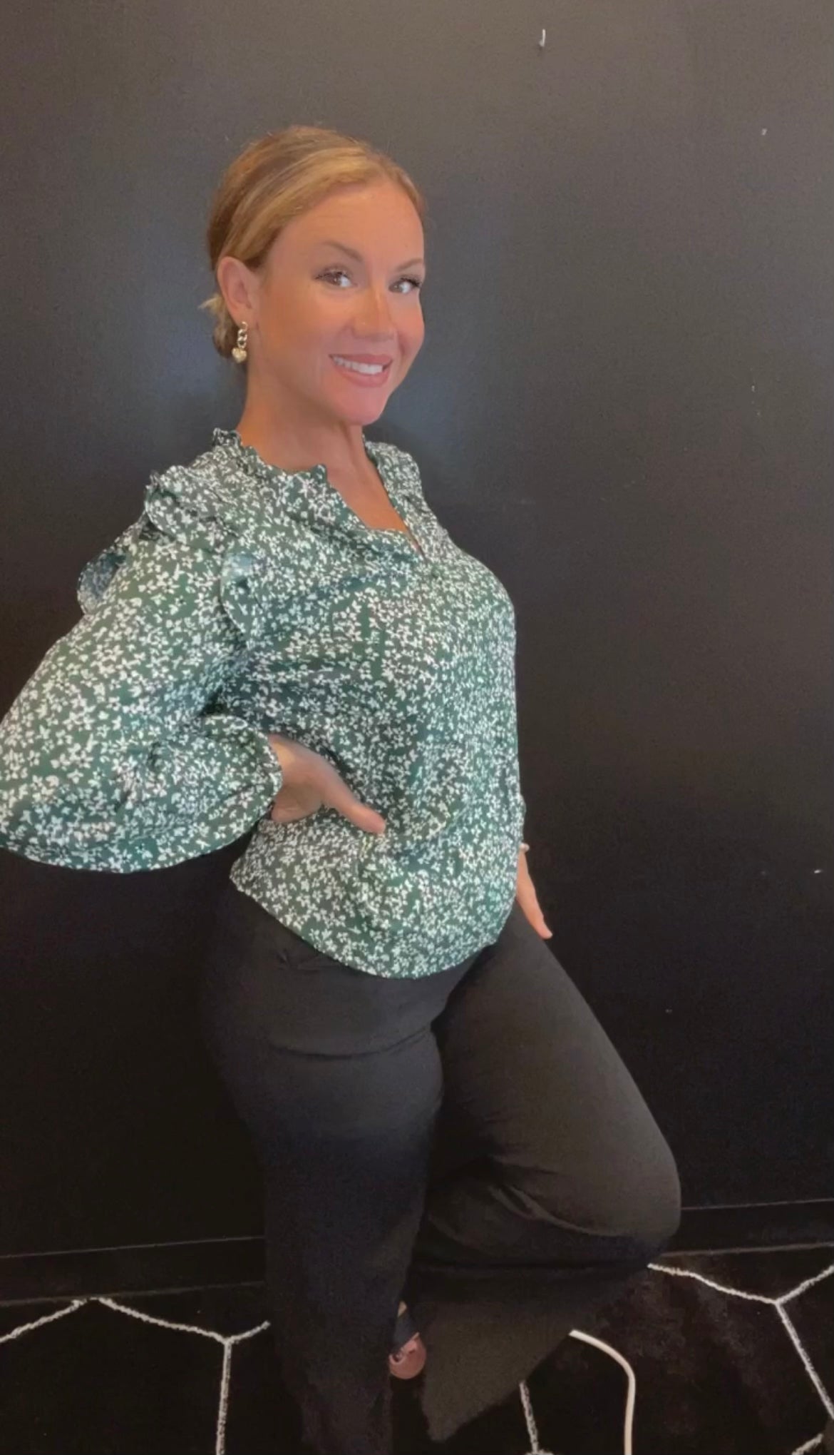 Hunter blouse