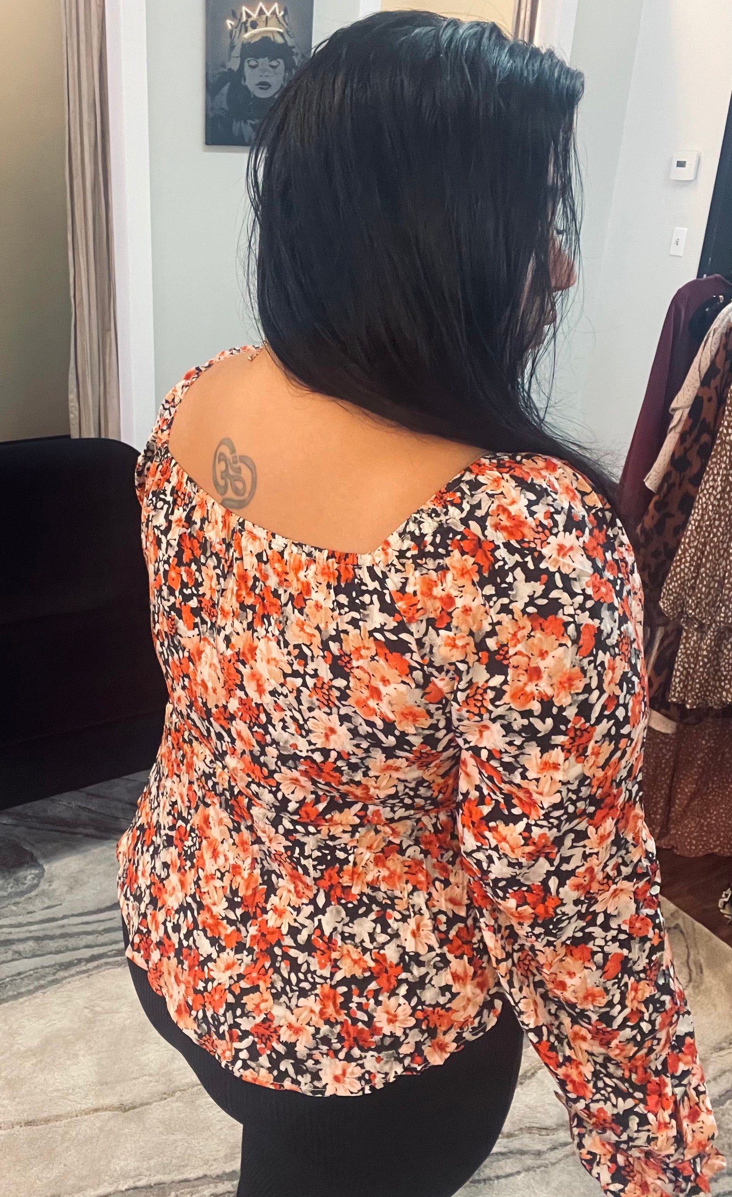 Fall Floral Top