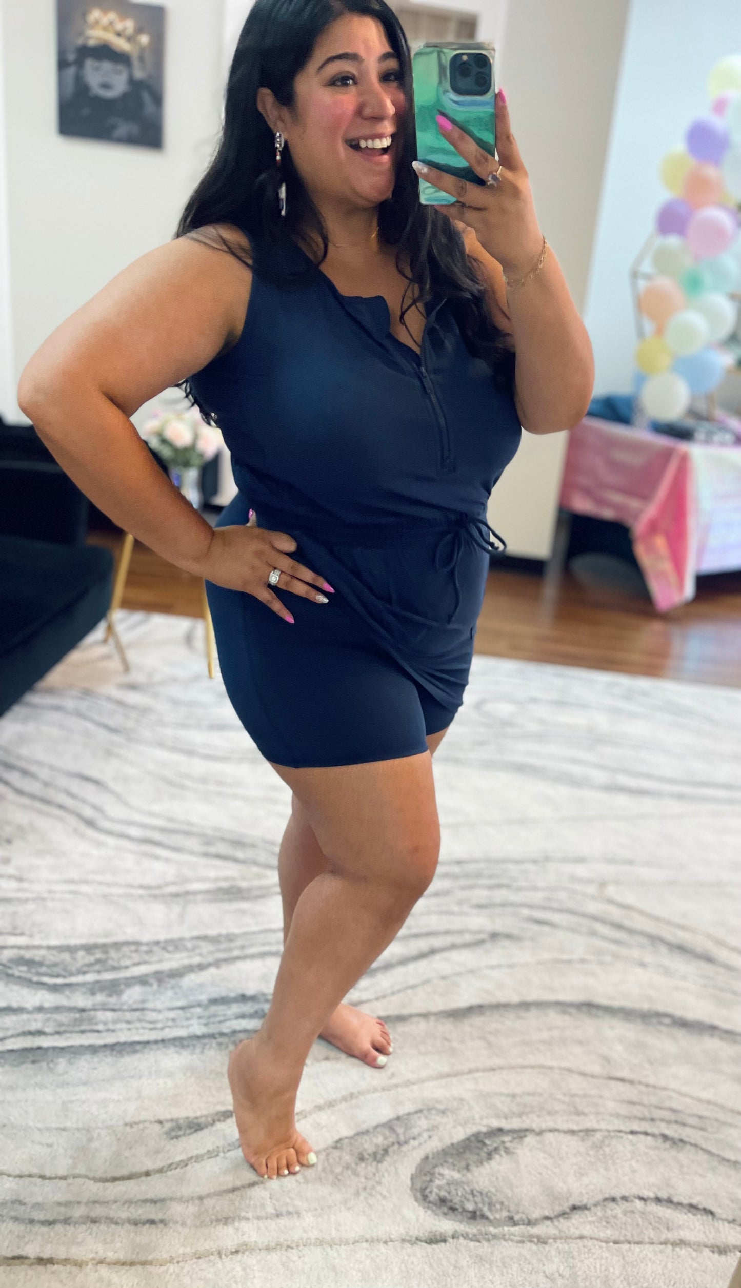 Makes my day romper dress