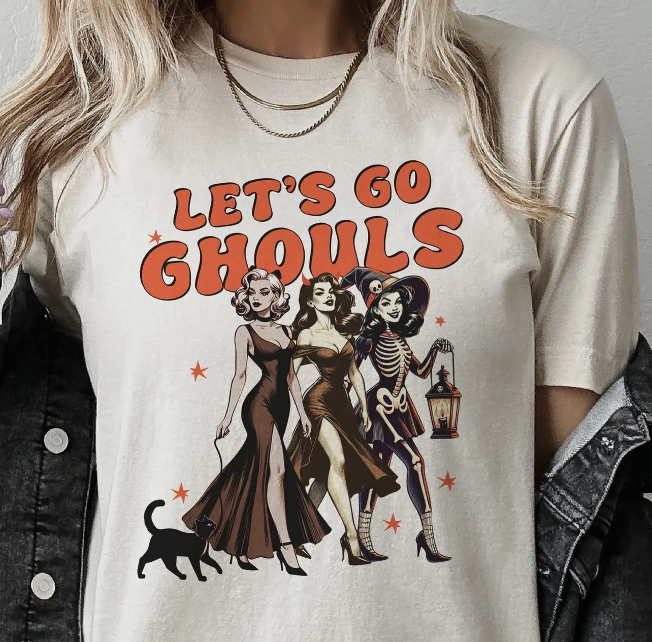 Retro Let’s Go Ghouls Tee