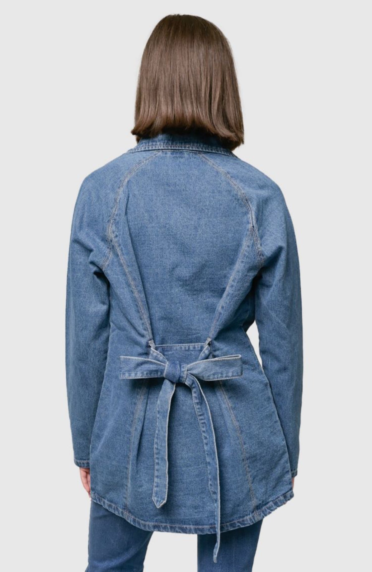 Denim Trench Coat