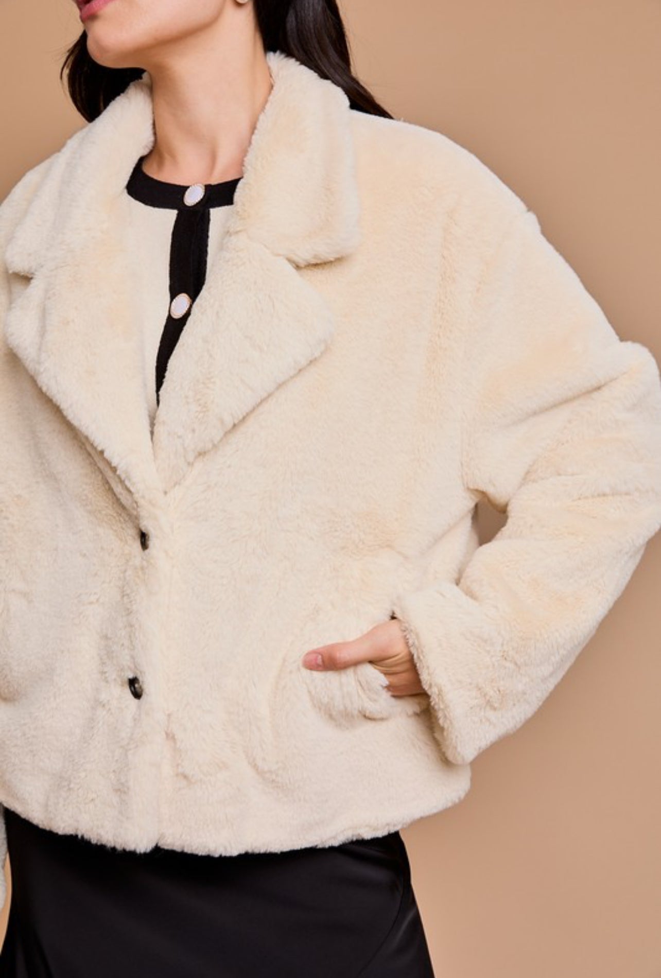 Chic Faux Fur Coat