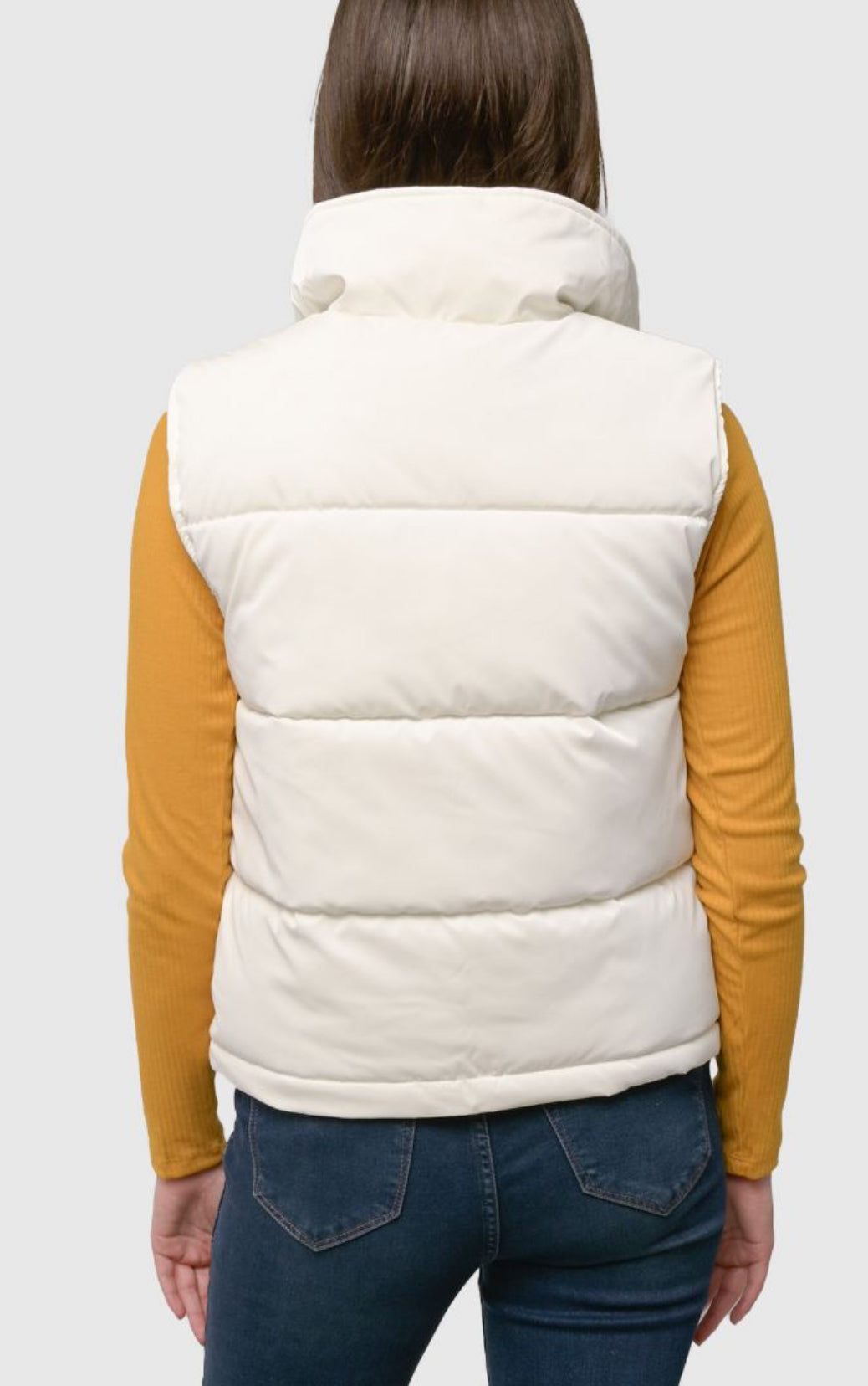 White Puffer Vest