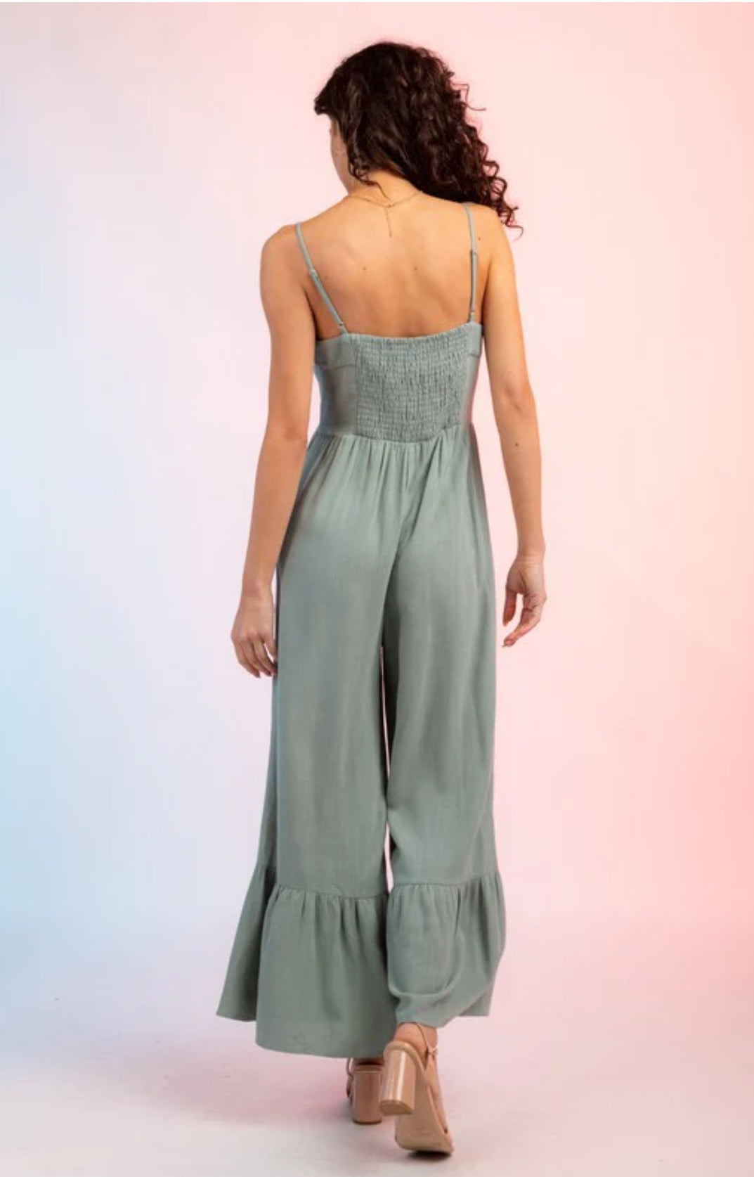 Sage is love jumpsuit