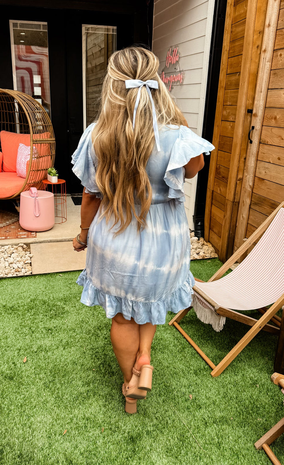 Brunch Vibes Tie Dye Dress
