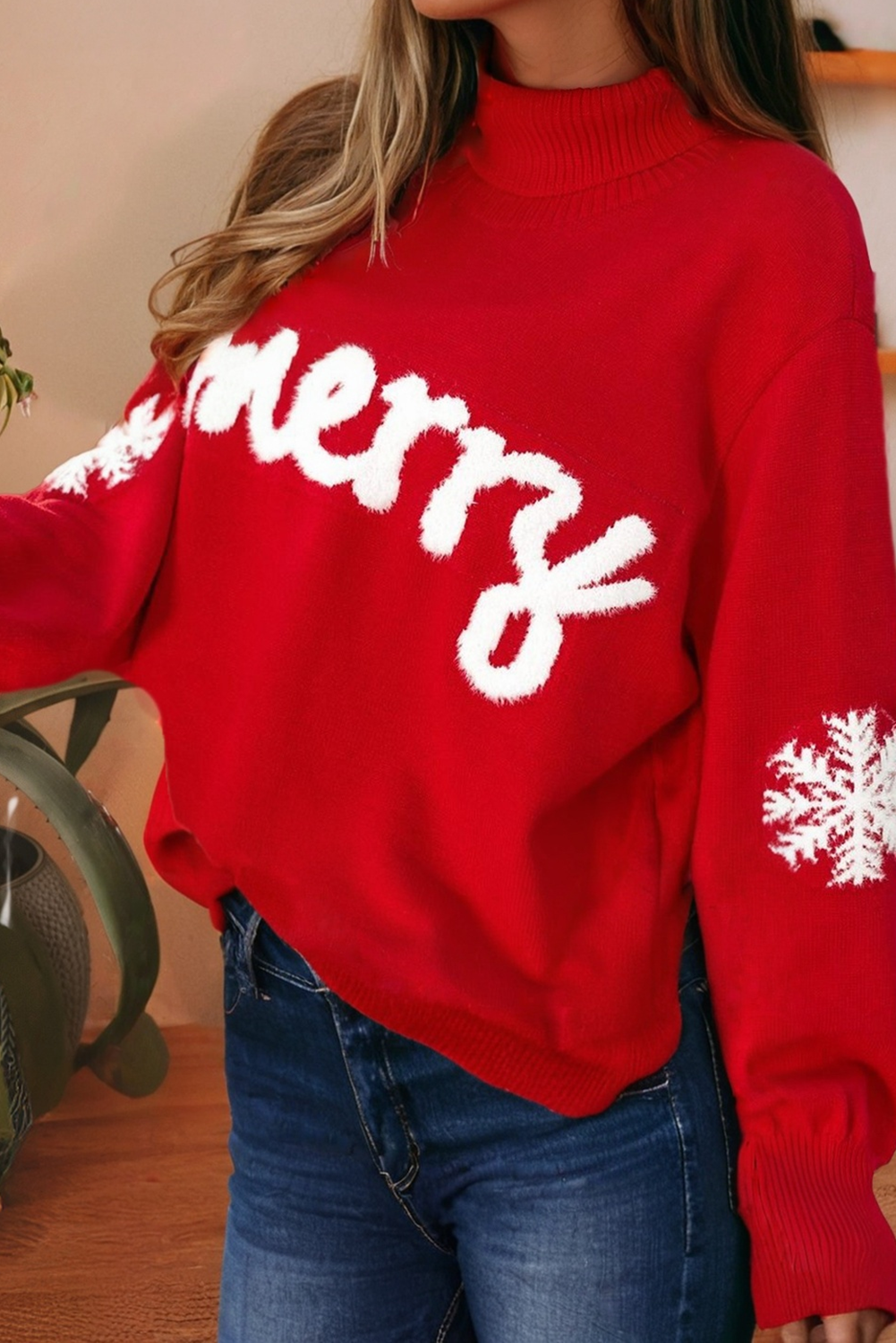 Merry Snowflake Sweater