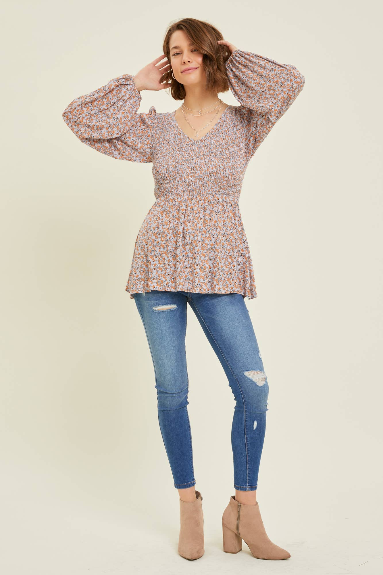 Melanie Floral Top