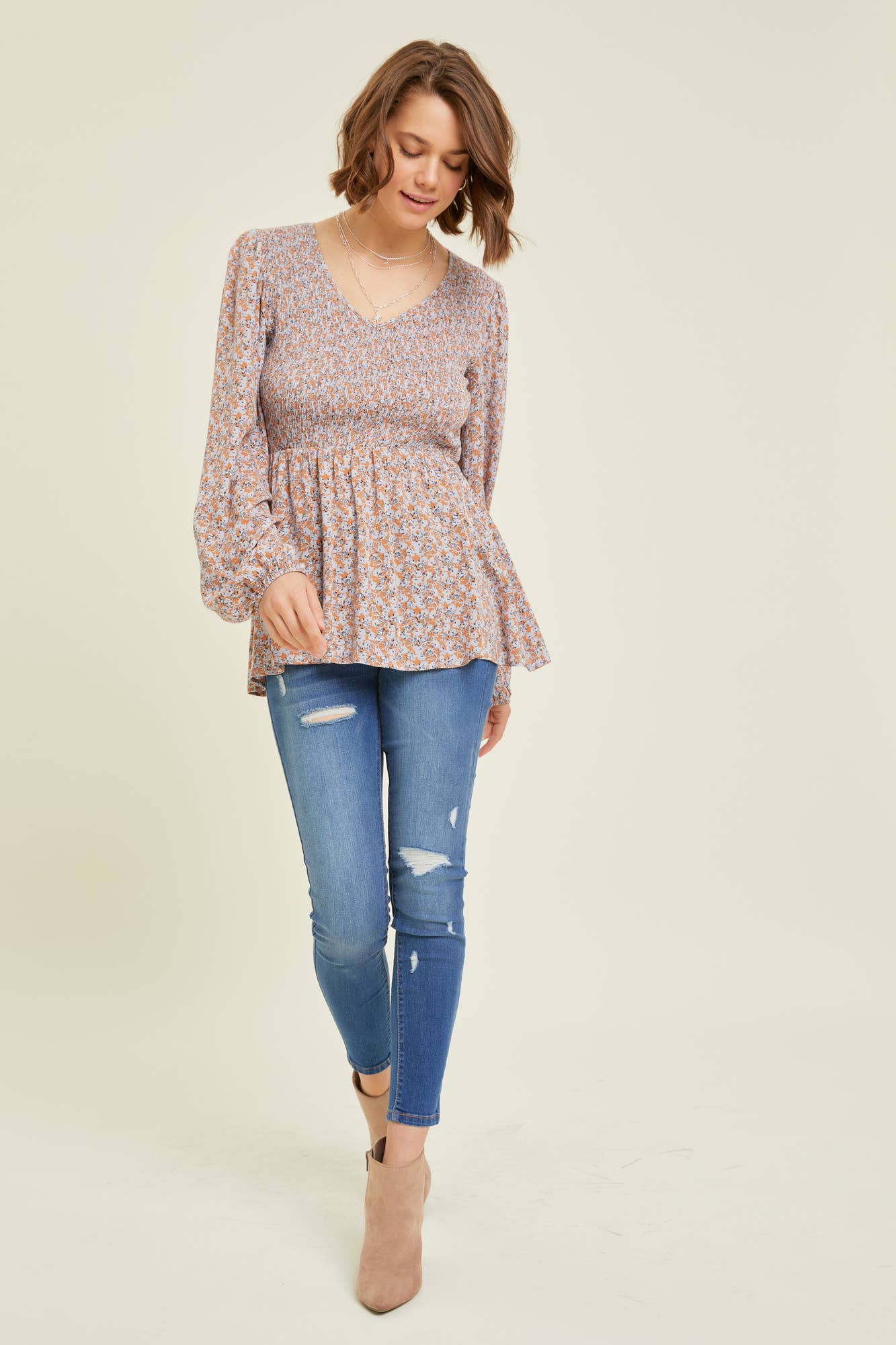Melanie Floral Top