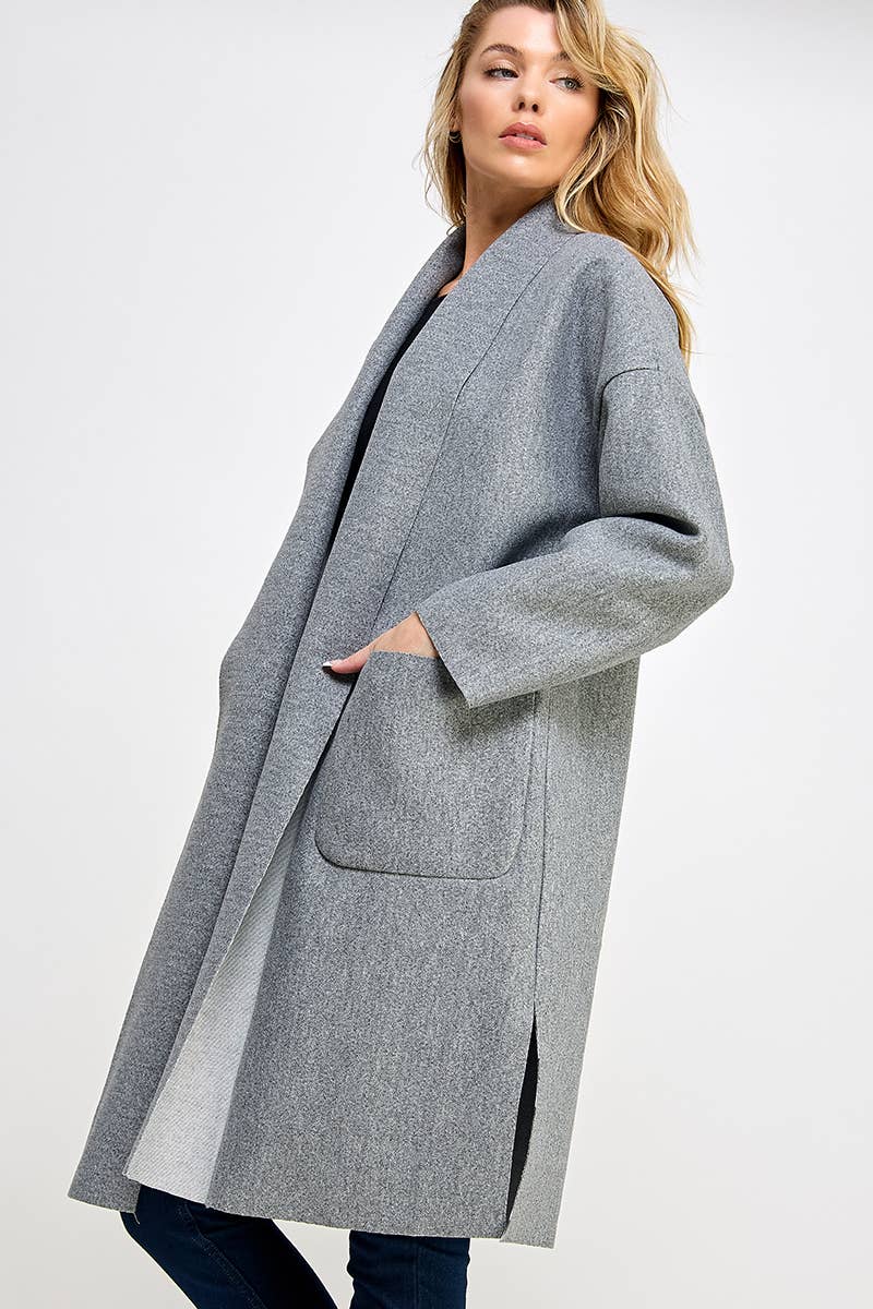 Open Front Coat