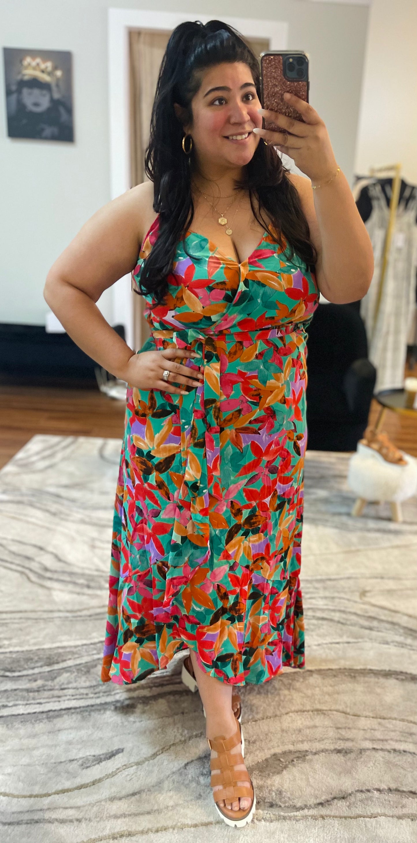 Jade Floral Dress