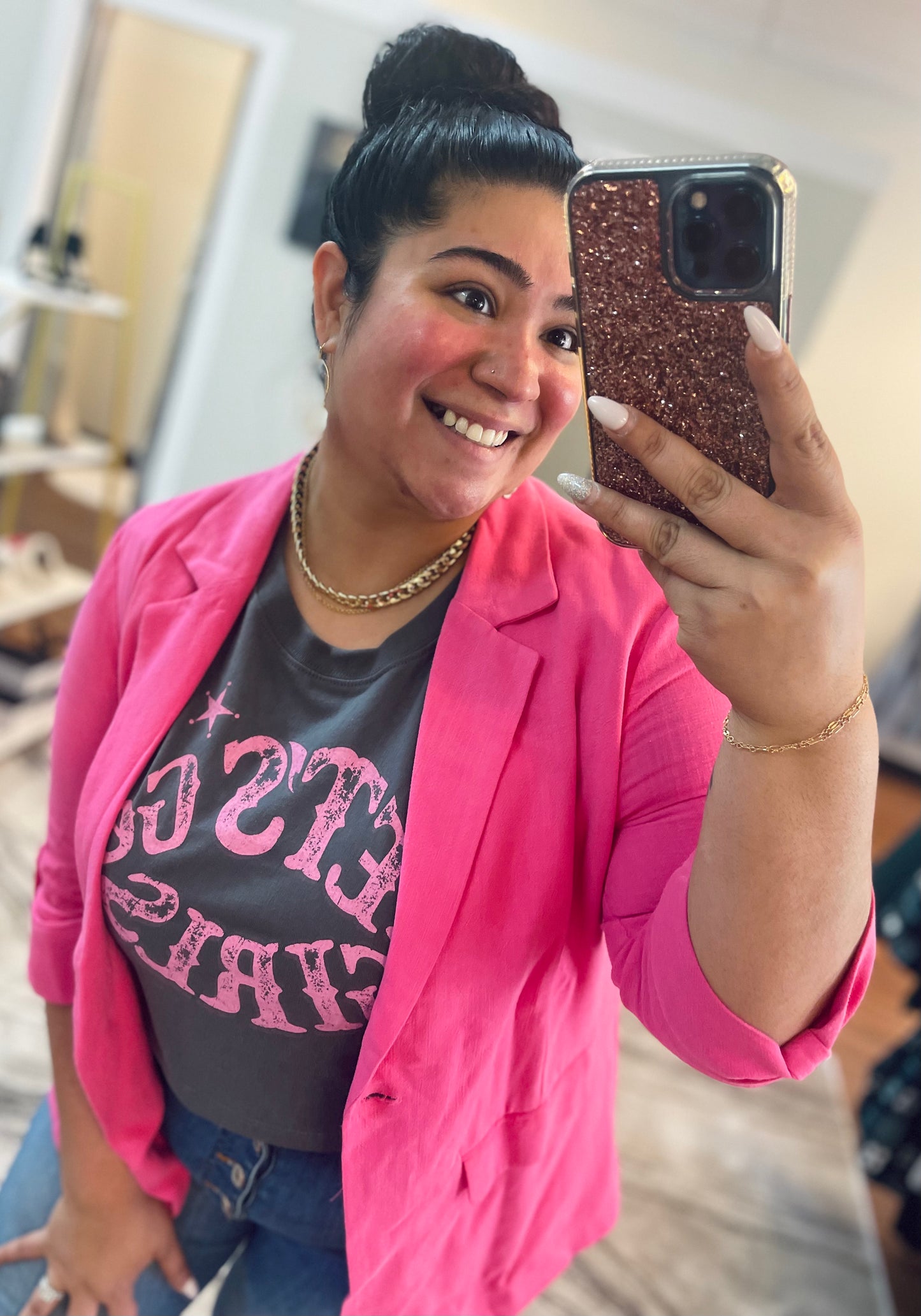 Let’s Go Girls Crop