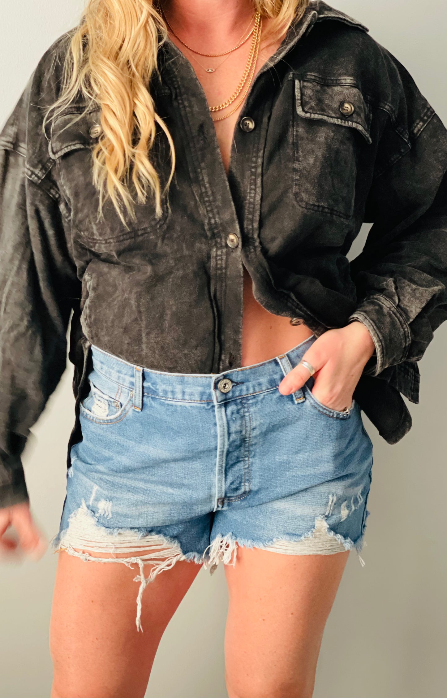 Distress shorts