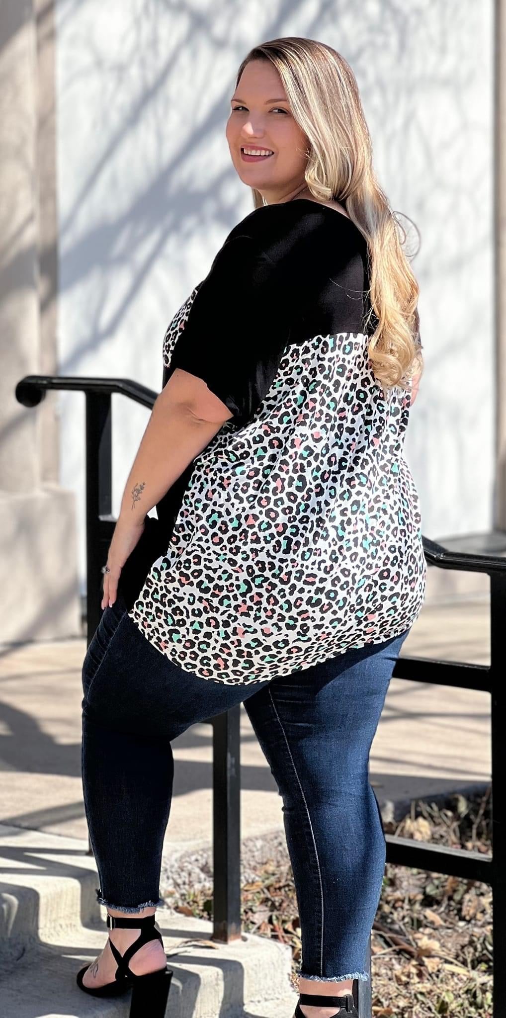 The Harper cheetah top