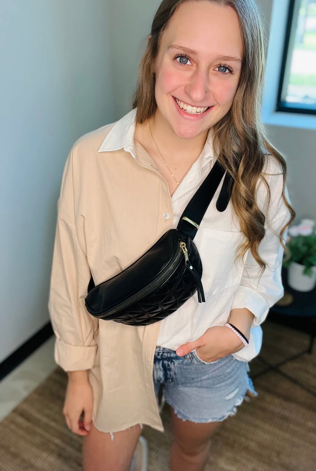Quilted Fanny Bag