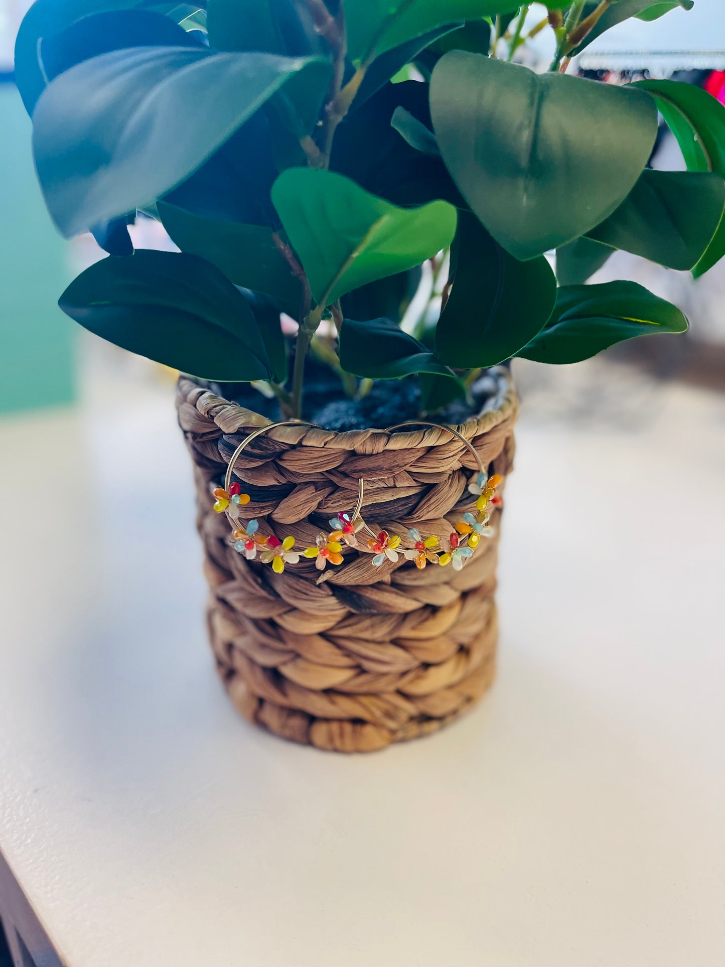Floral Hoops