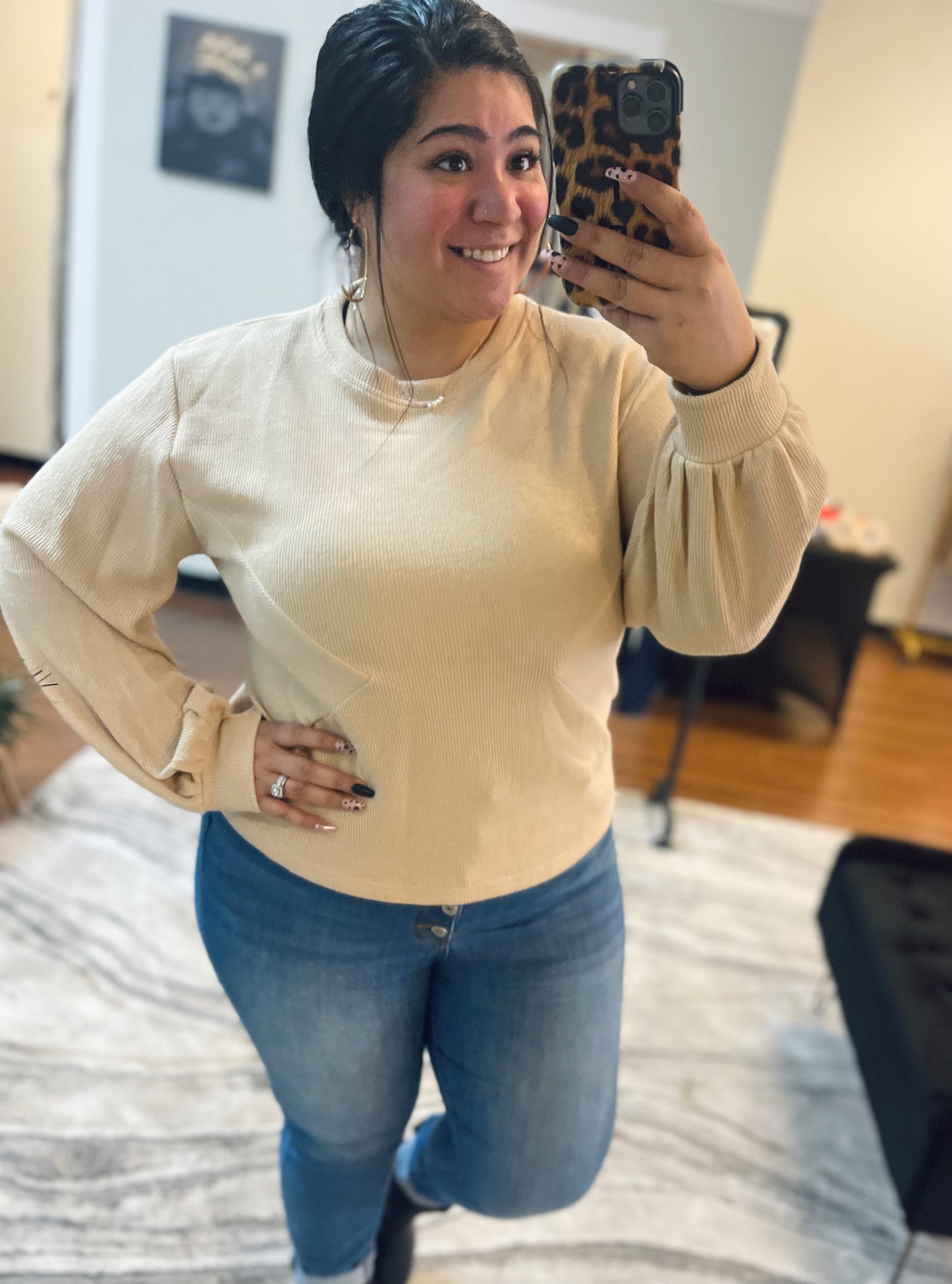 That was easy knit top