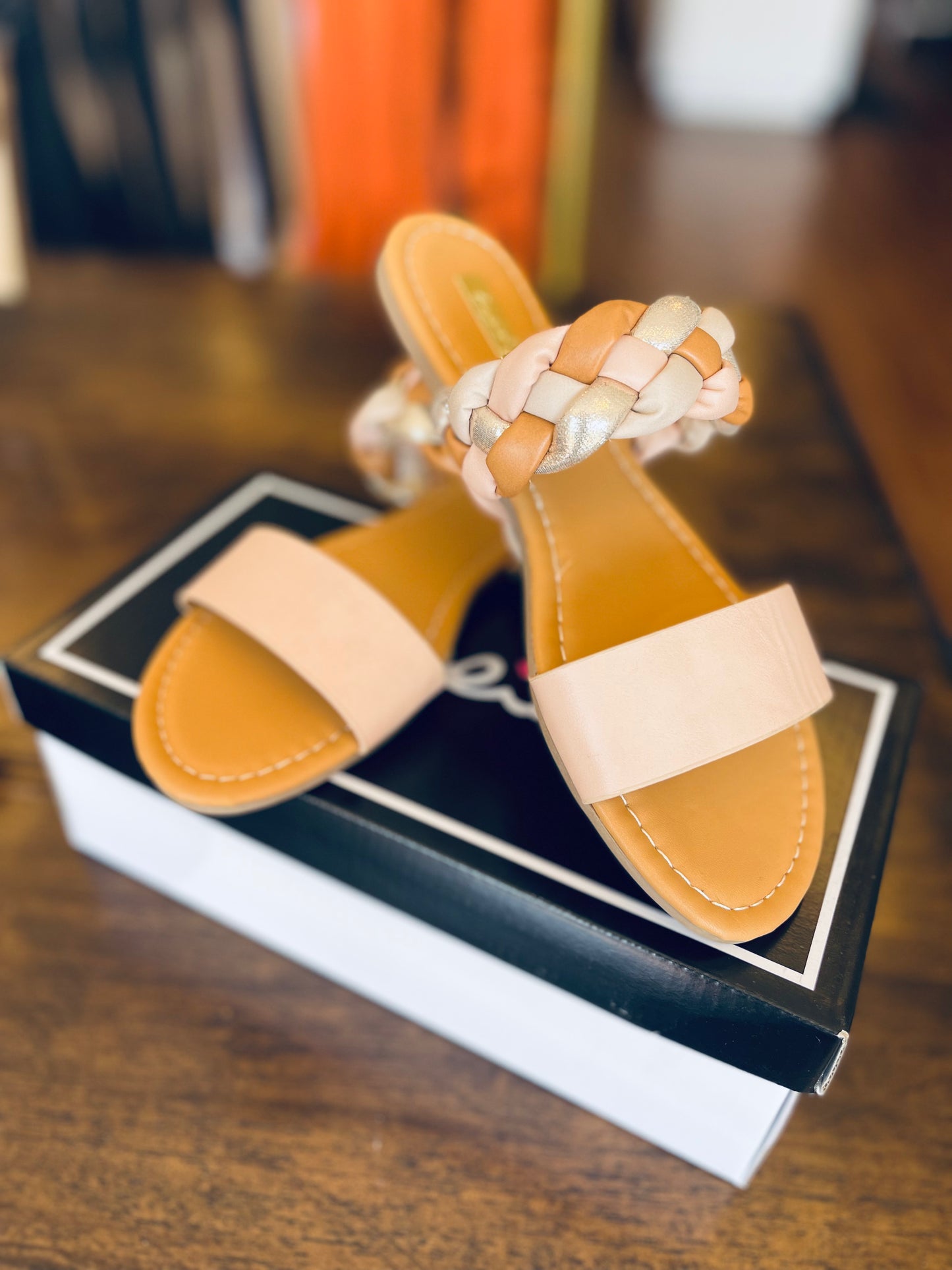 Nude Braided Sandal