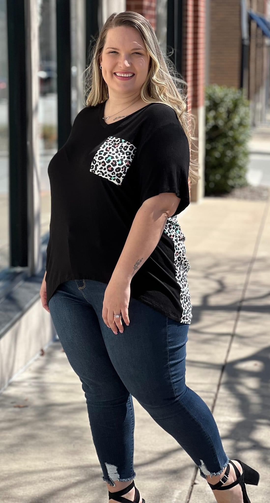 The Harper cheetah top