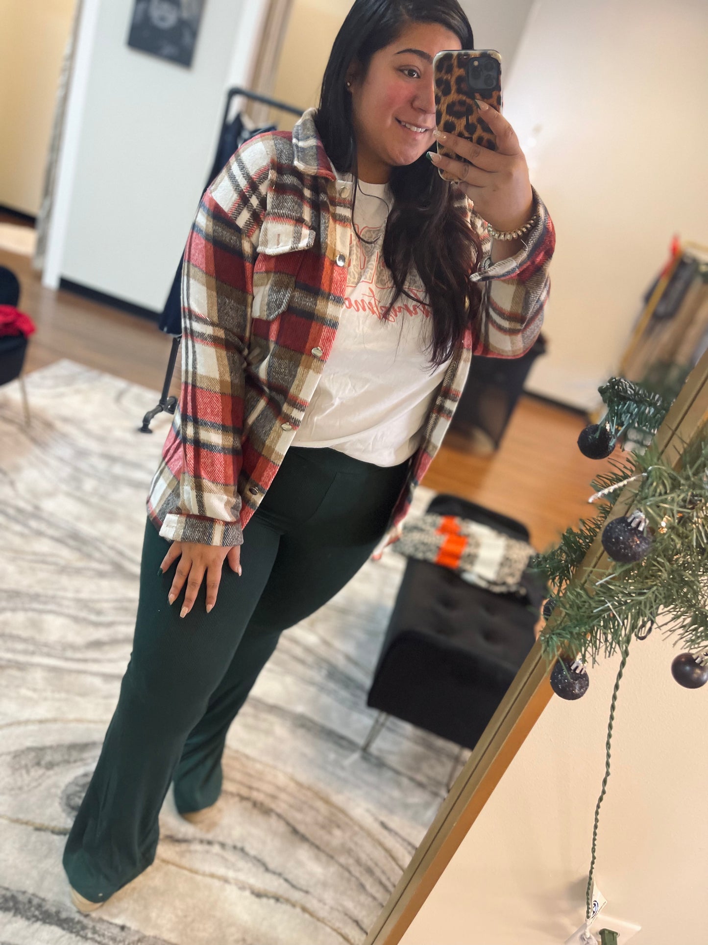 Plaid for anyone Shacket