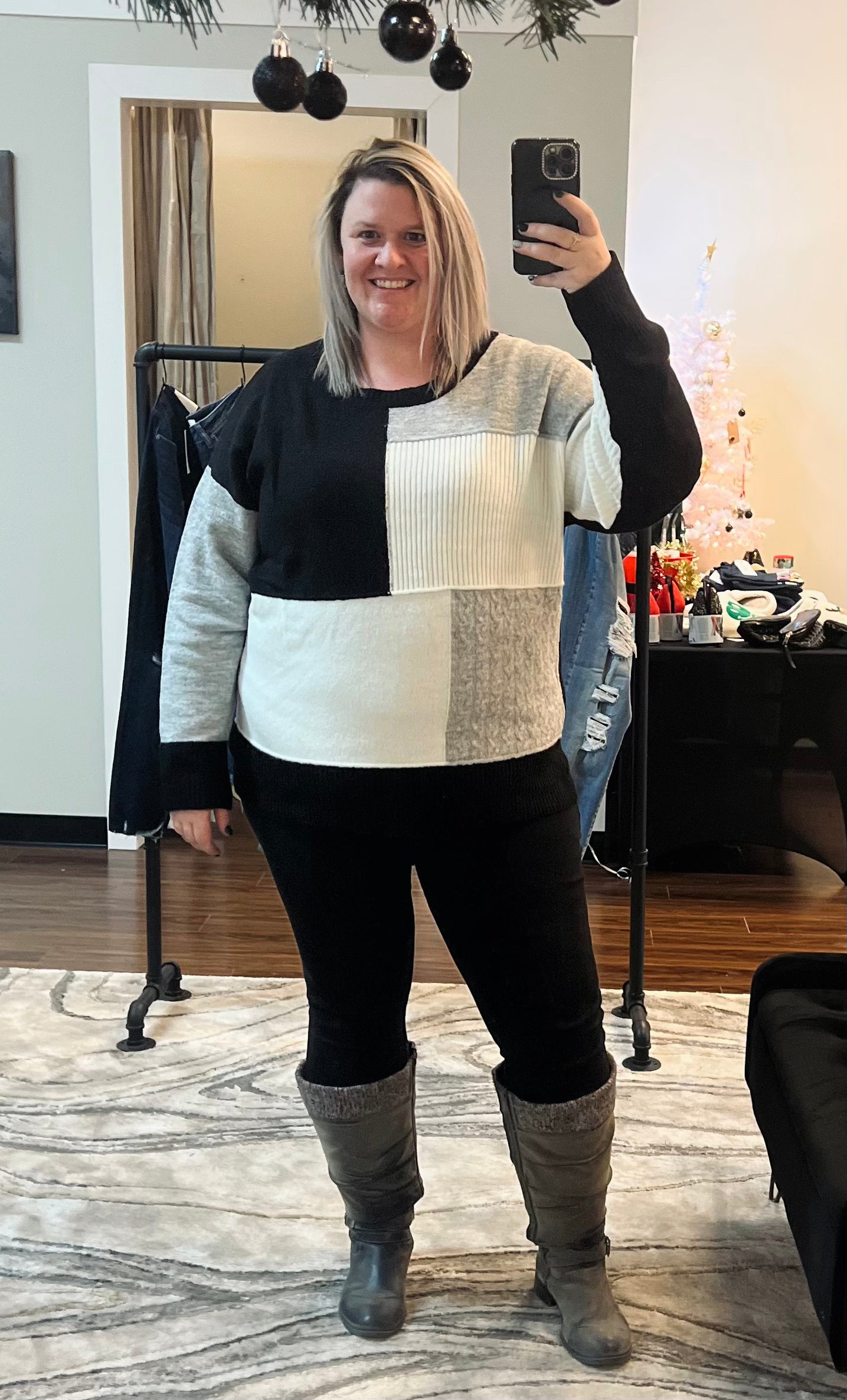 Easy Breezy Colorblock Sweater