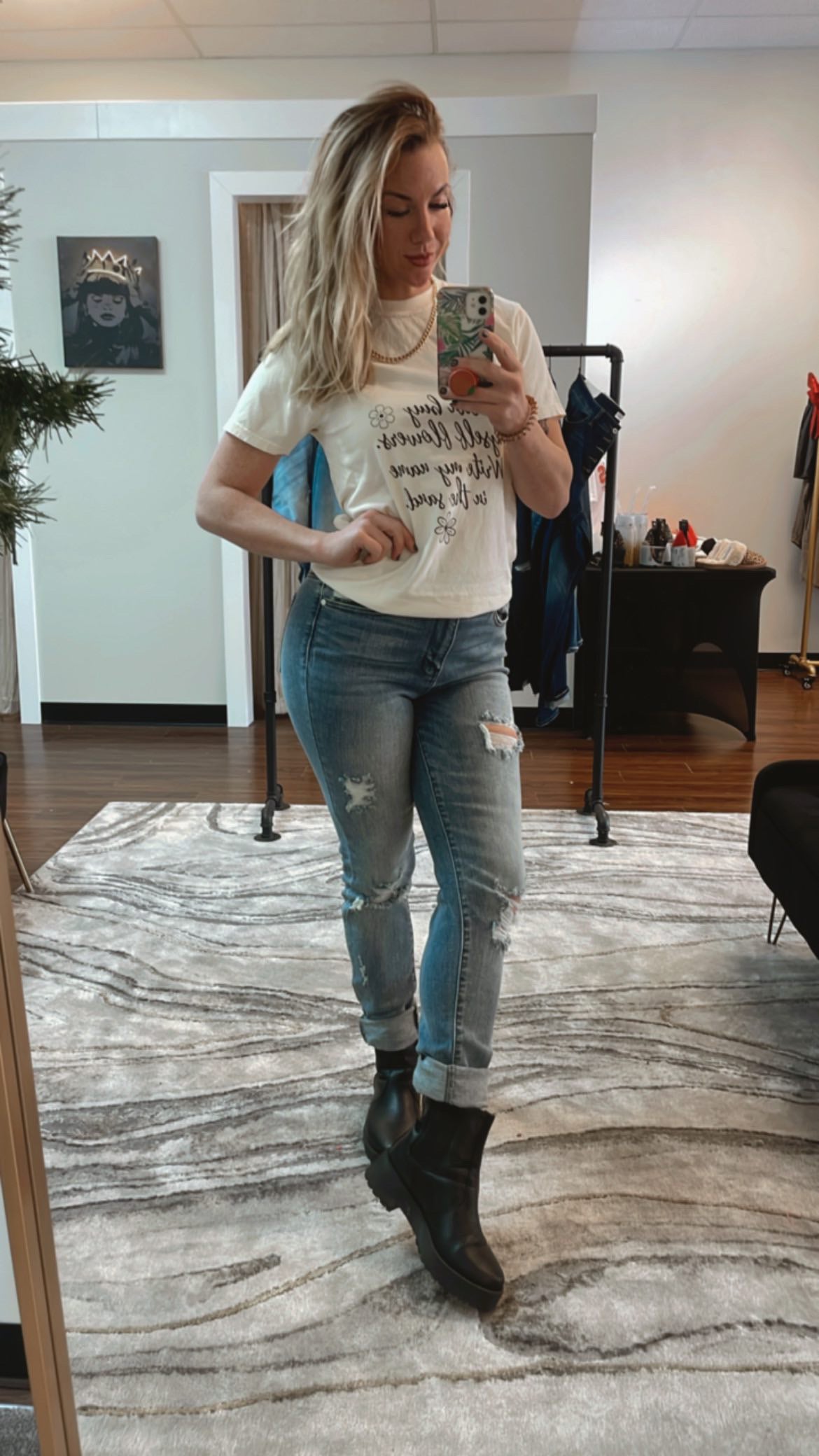 Dani Tall Destroyed jeans