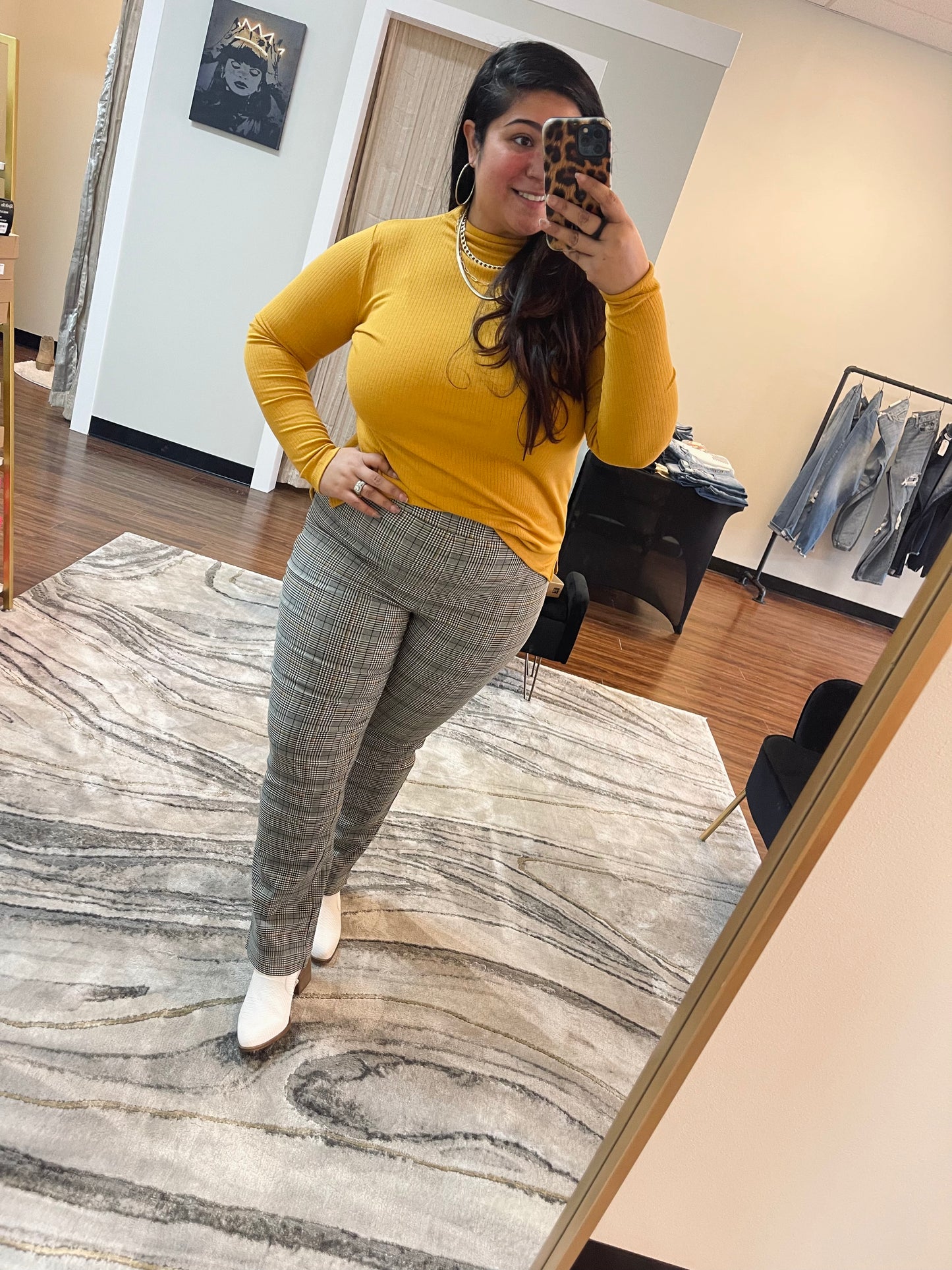 Never late ribbed top