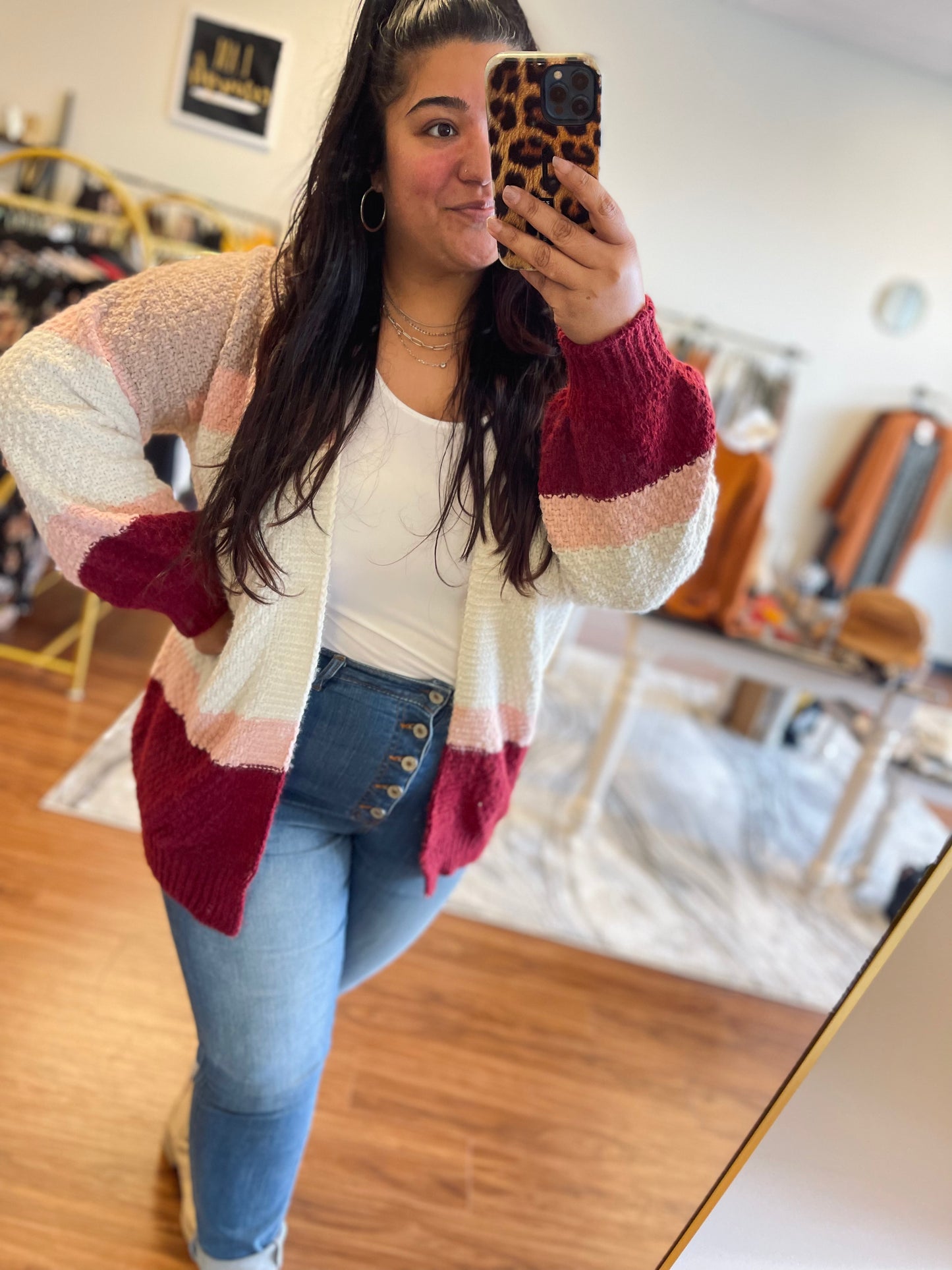 Everyday Colorblock Cardigan