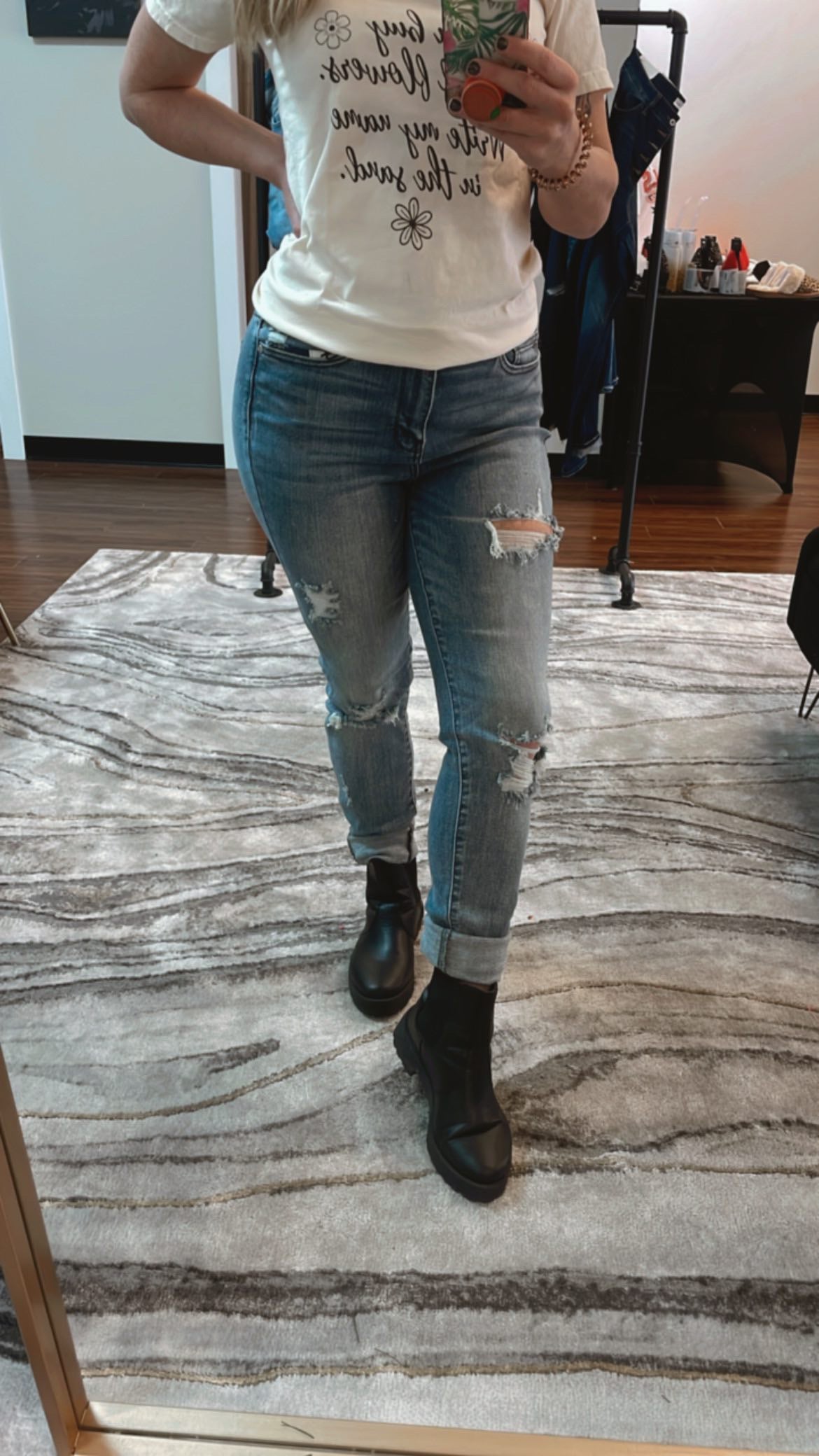 Dani Tall Destroyed jeans